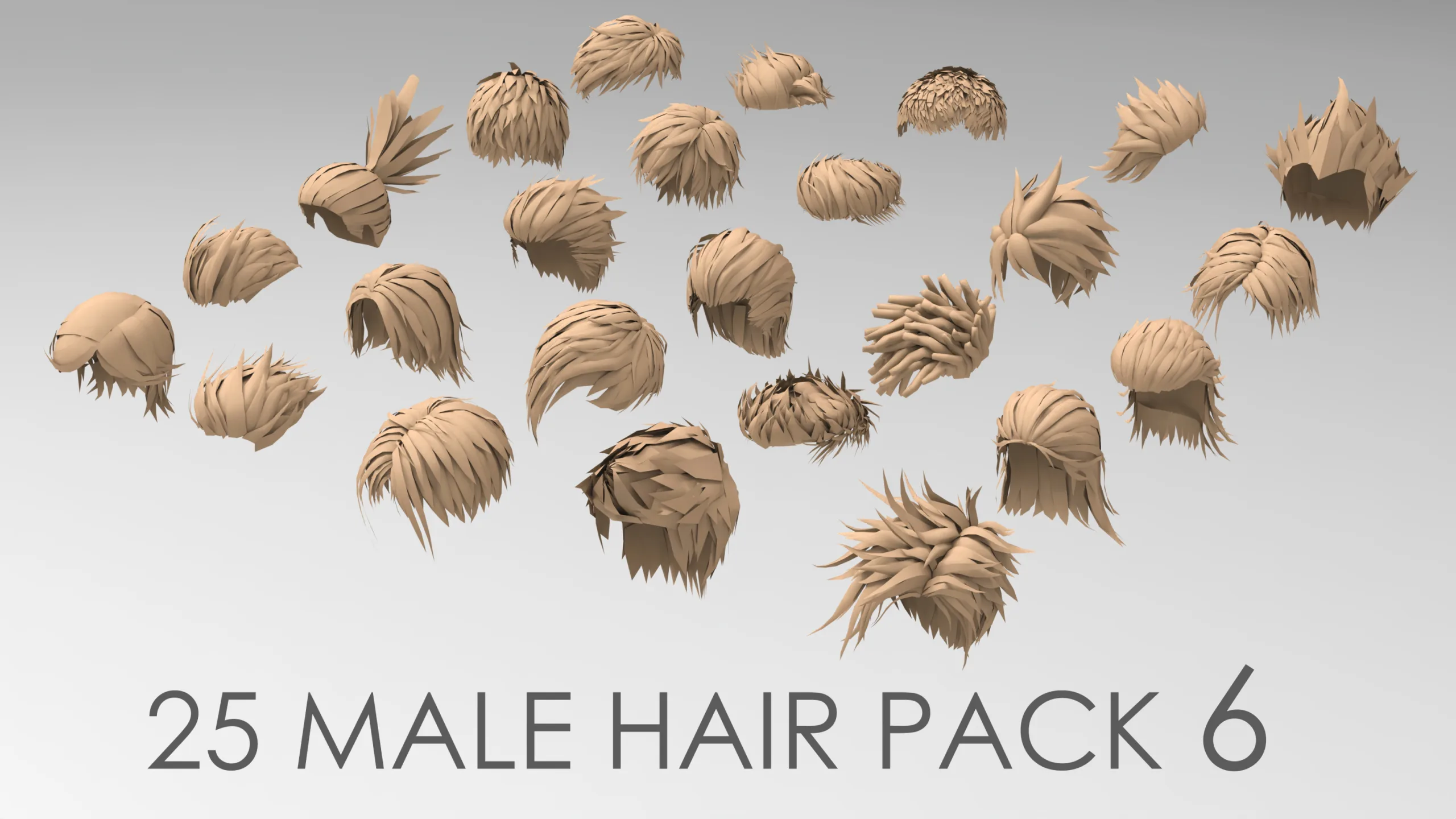 25 male hair pack 6