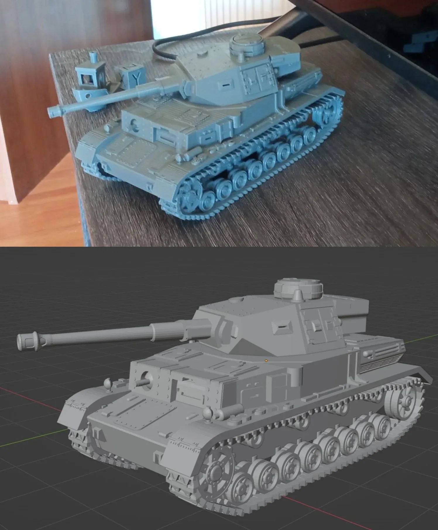 Panzer 4 Tank 3D Print Ready | High Detail