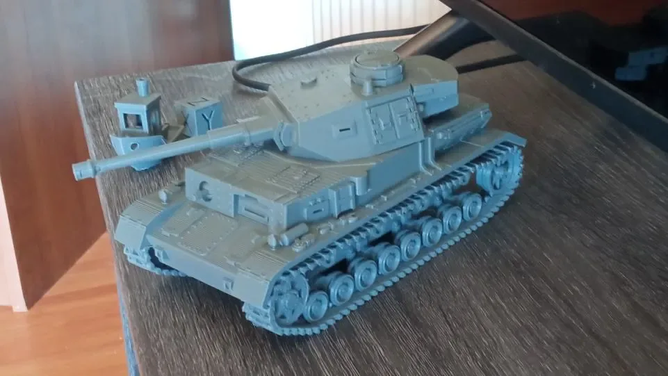 Panzer 4 Tank 3D Print Ready | High Detail