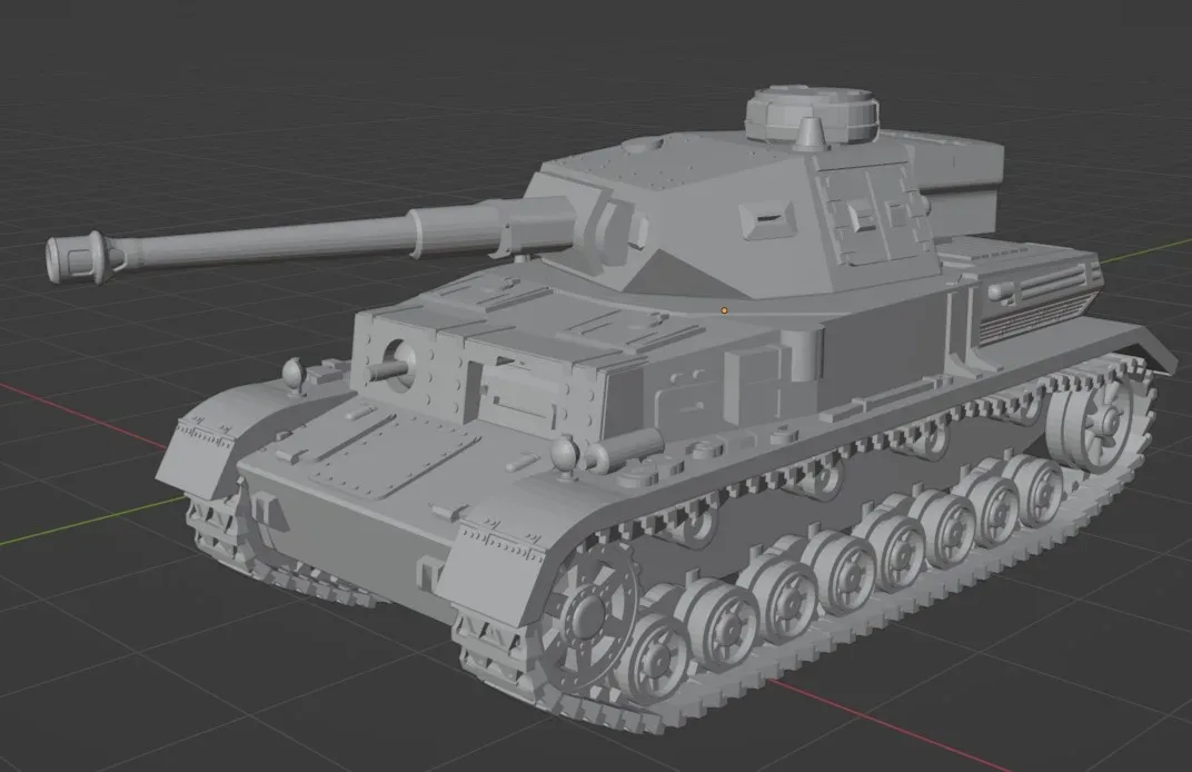 Panzer 4 Tank 3D Print Ready | High Detail