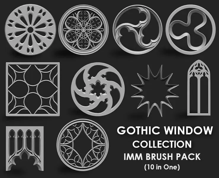 Architect Environment Megapack Imm Brushes (208 All in One)