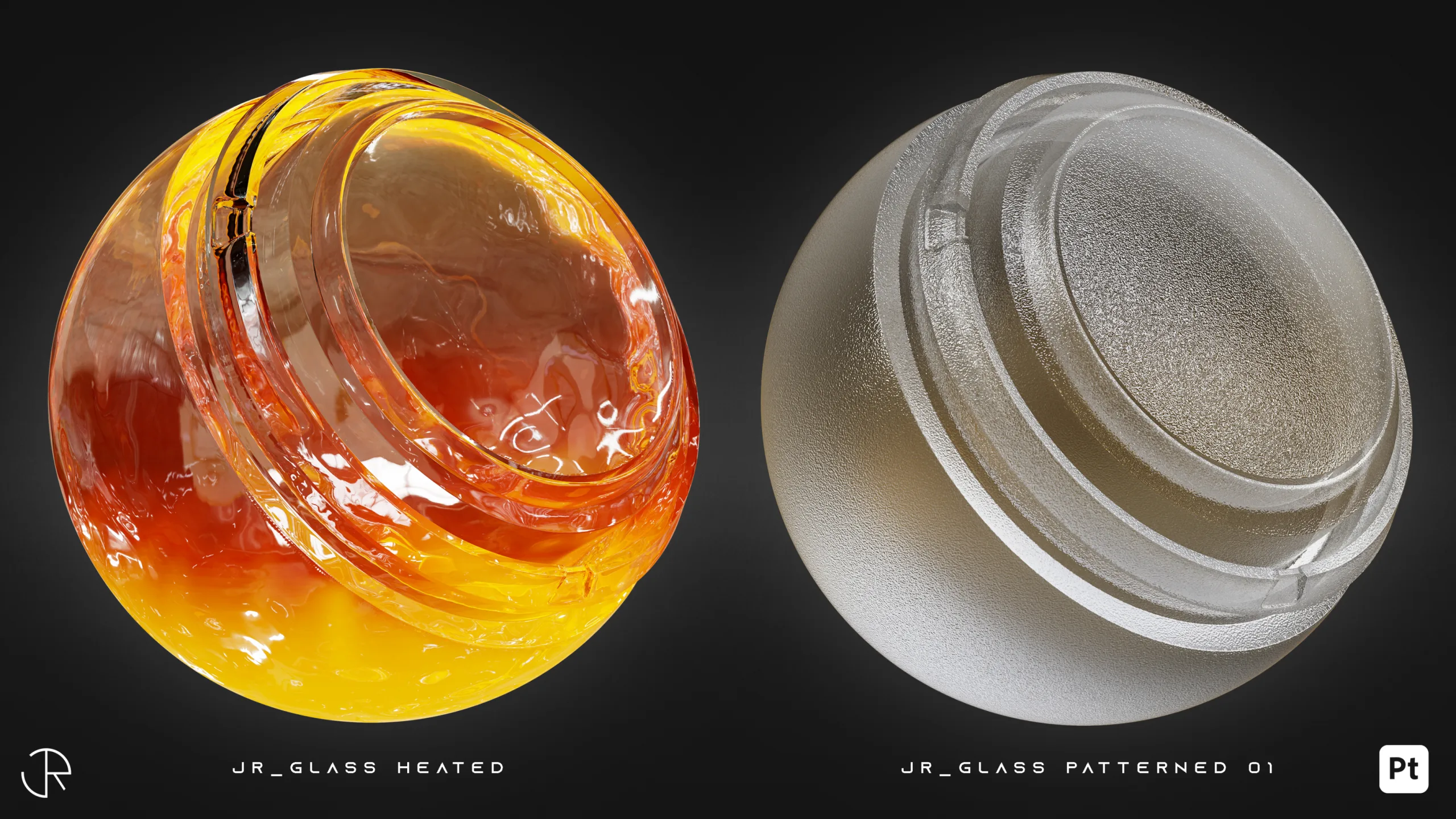 Glass Smart Materials for Substance 3D Painter