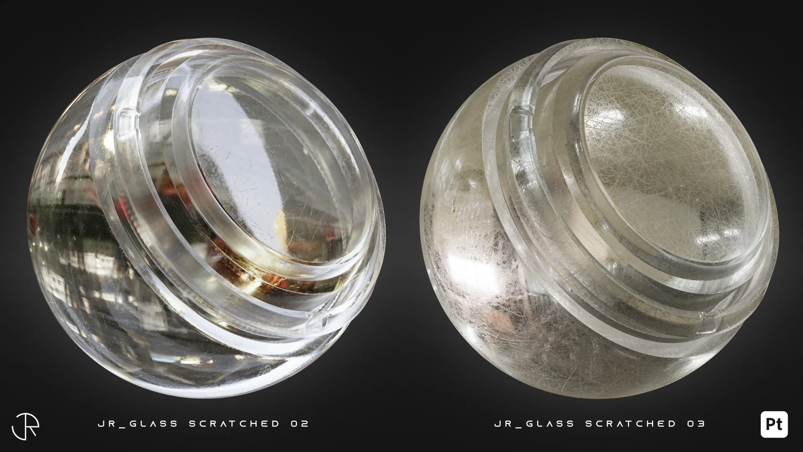 Glass Smart Materials for Substance 3D Painter