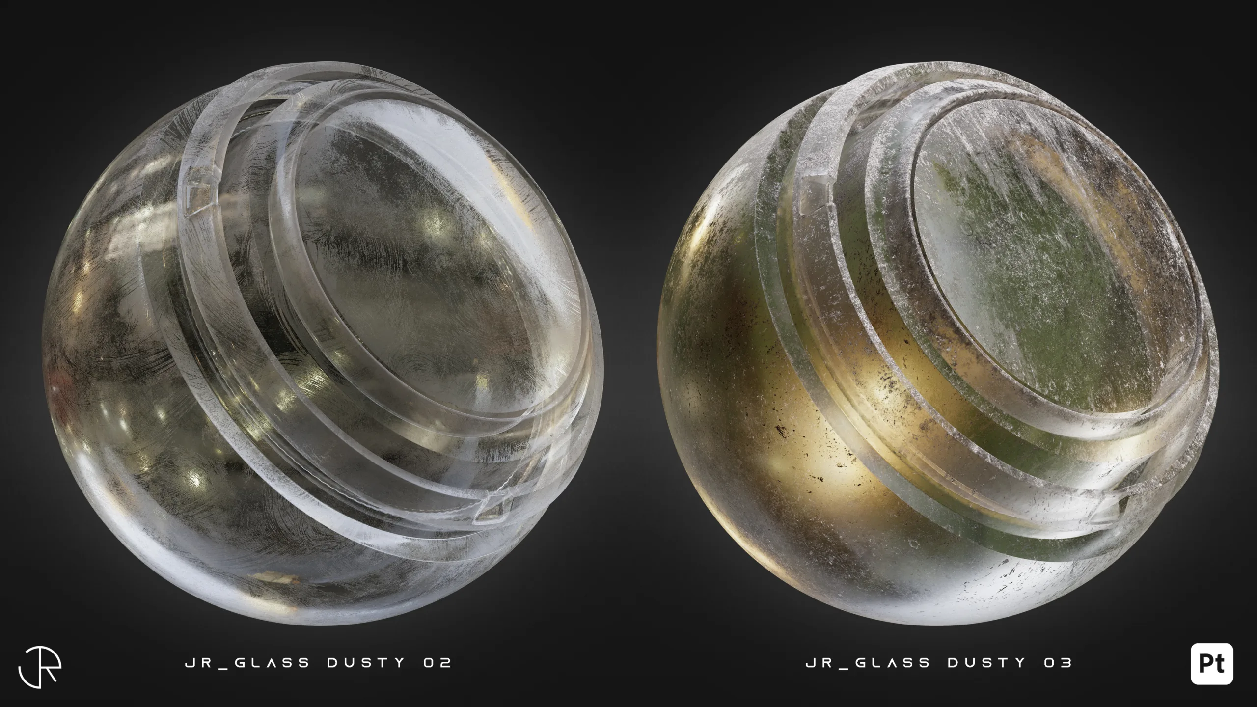 Glass Smart Materials for Substance 3D Painter