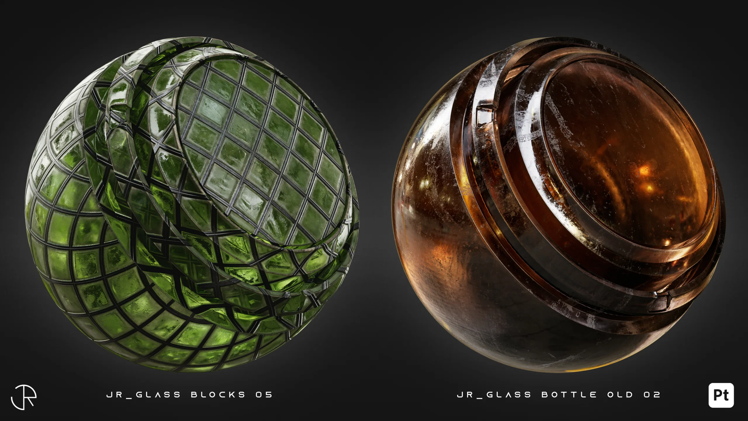 Glass Smart Materials for Substance 3D Painter