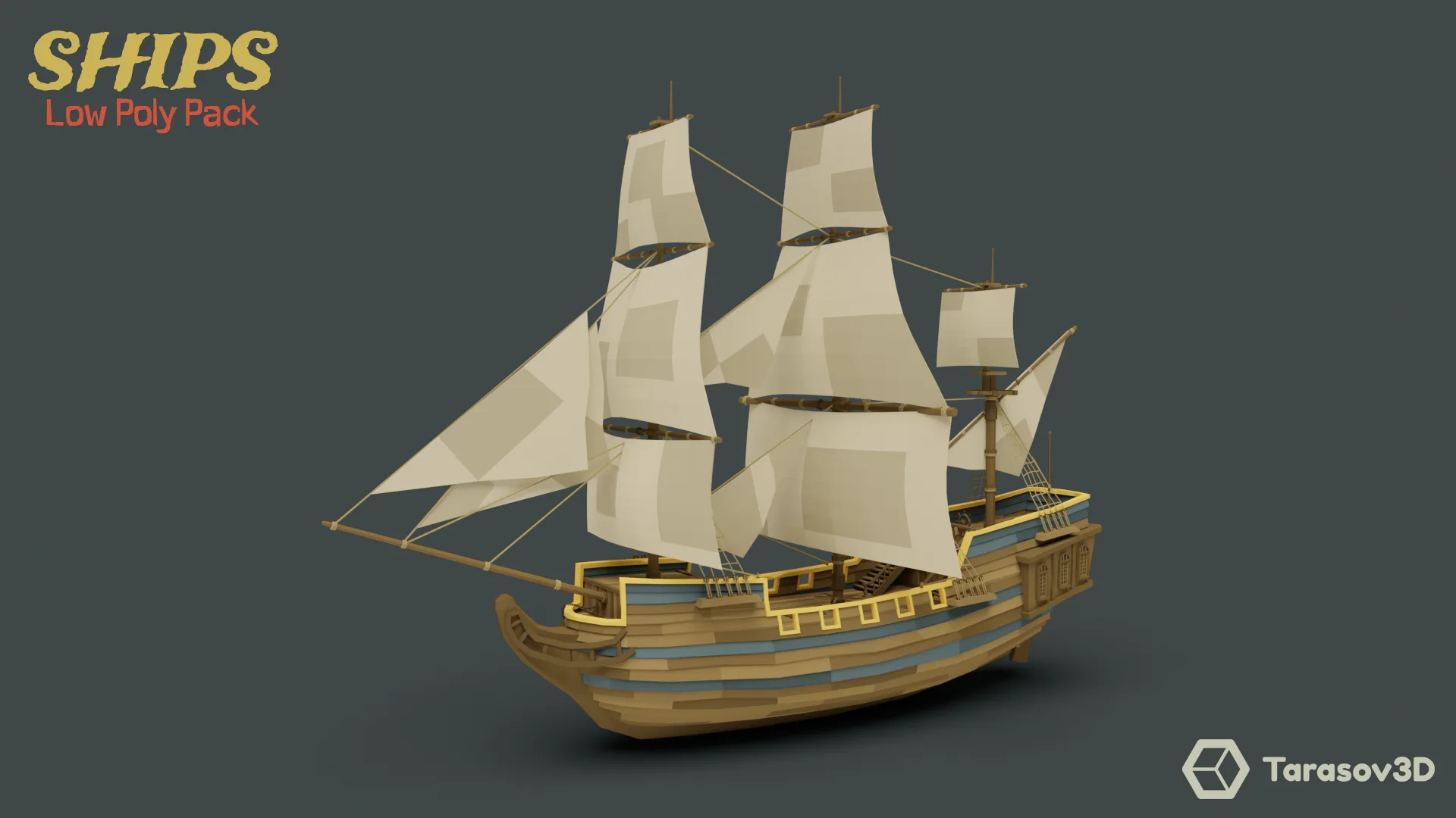 Ships Low Poly Pack
