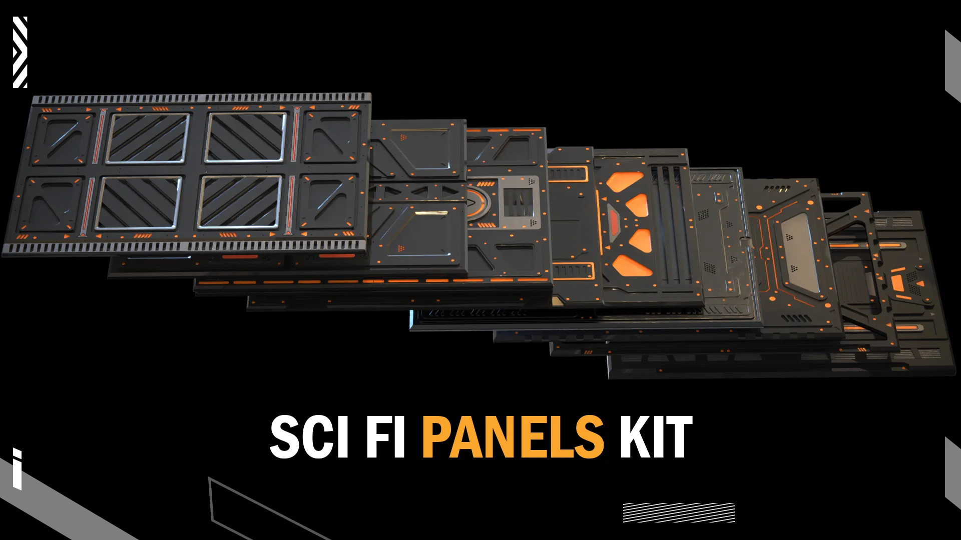 sci fi panel kit .vol1