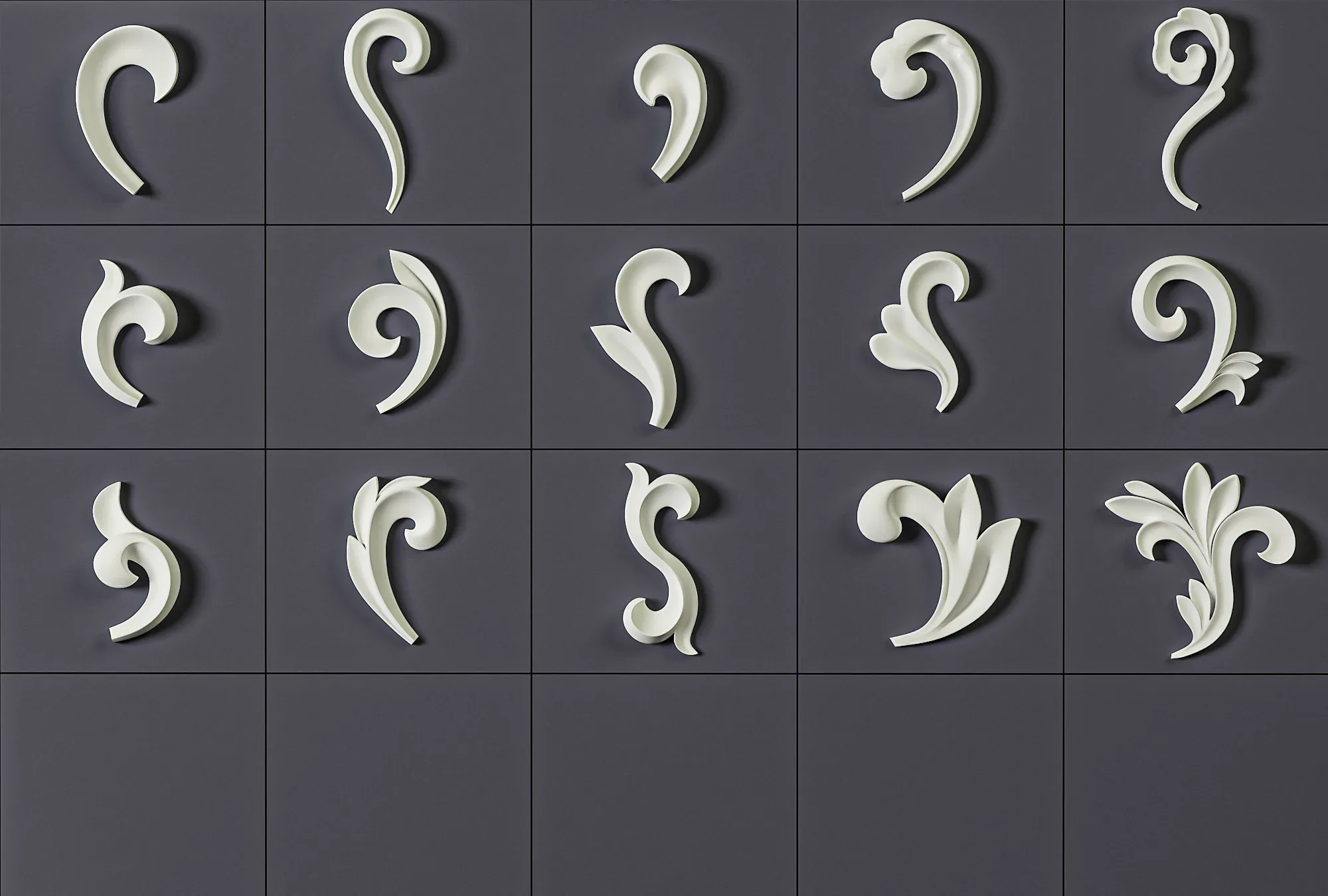 160 Ornament Brushes, Alphas and 3D Models Vol 03