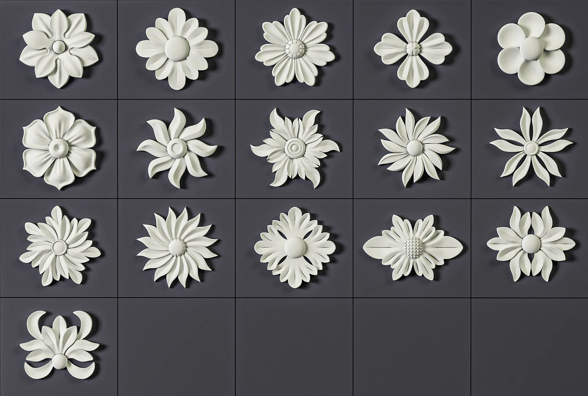 160 Ornament Brushes, Alphas and 3D Models Vol 03