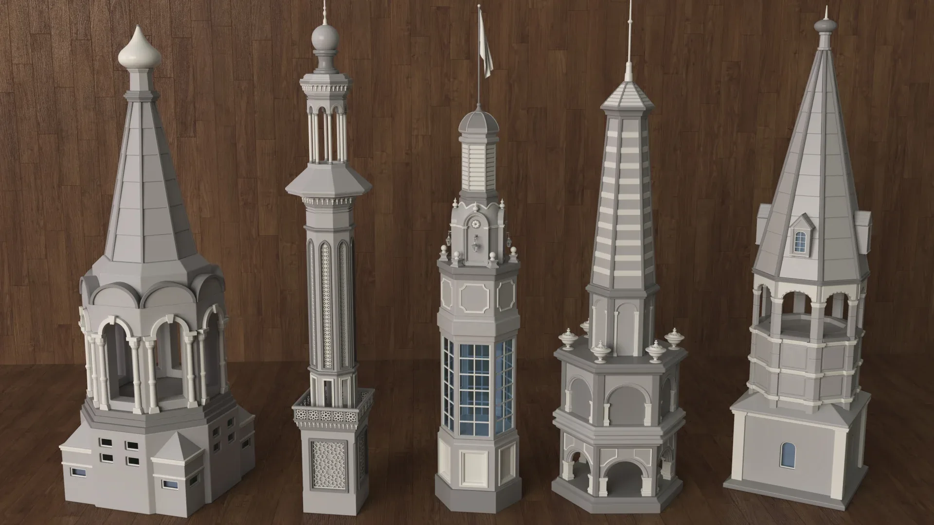 Building Towers Collection 1 - 20 pieces