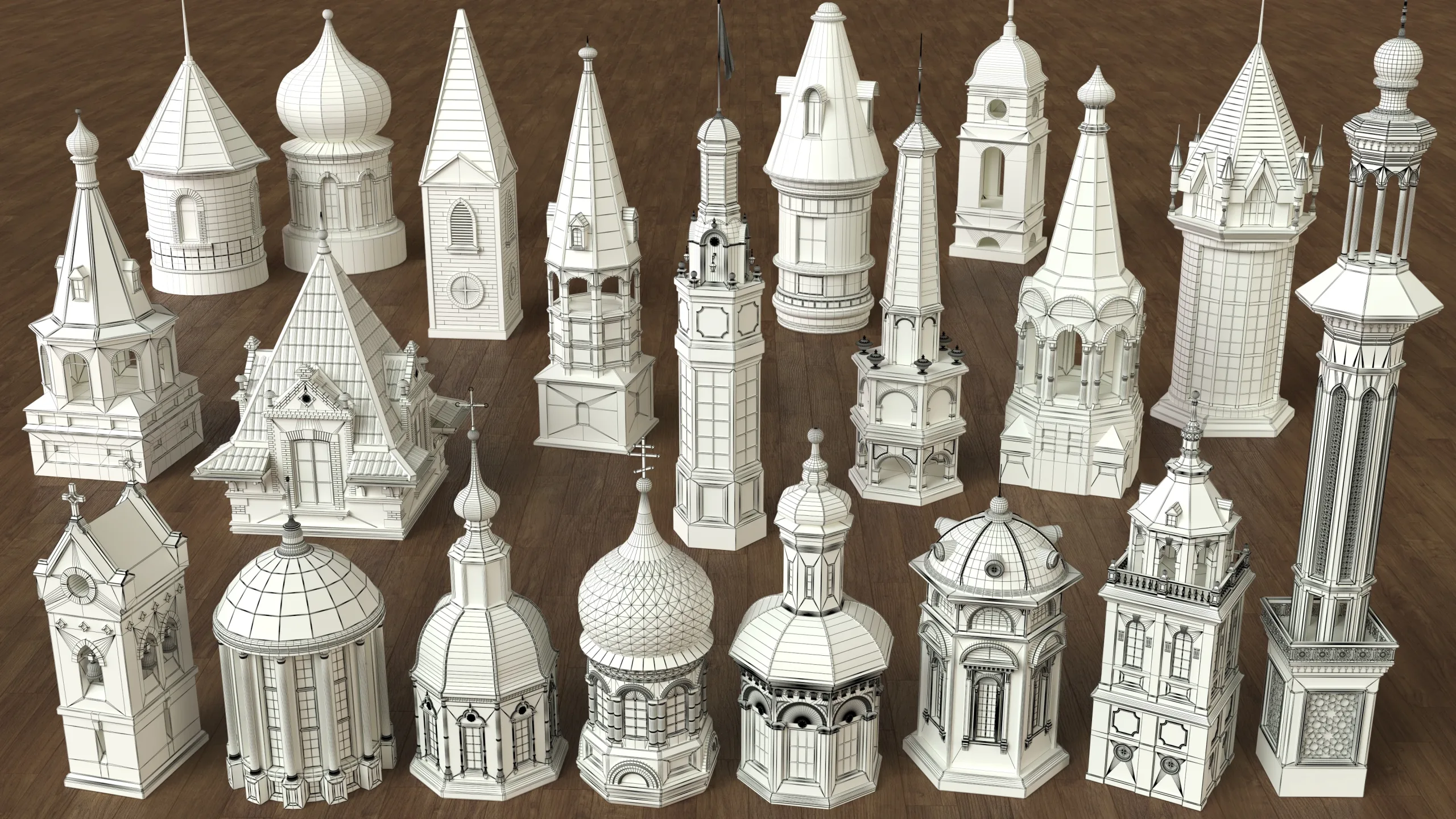 Building Towers Collection 1 - 20 pieces