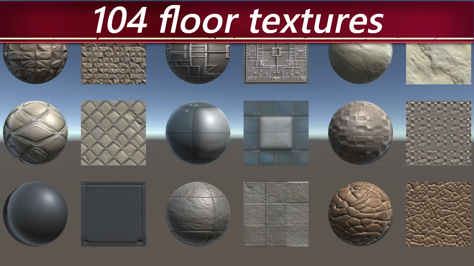 500 PBR Materials/Texture sets