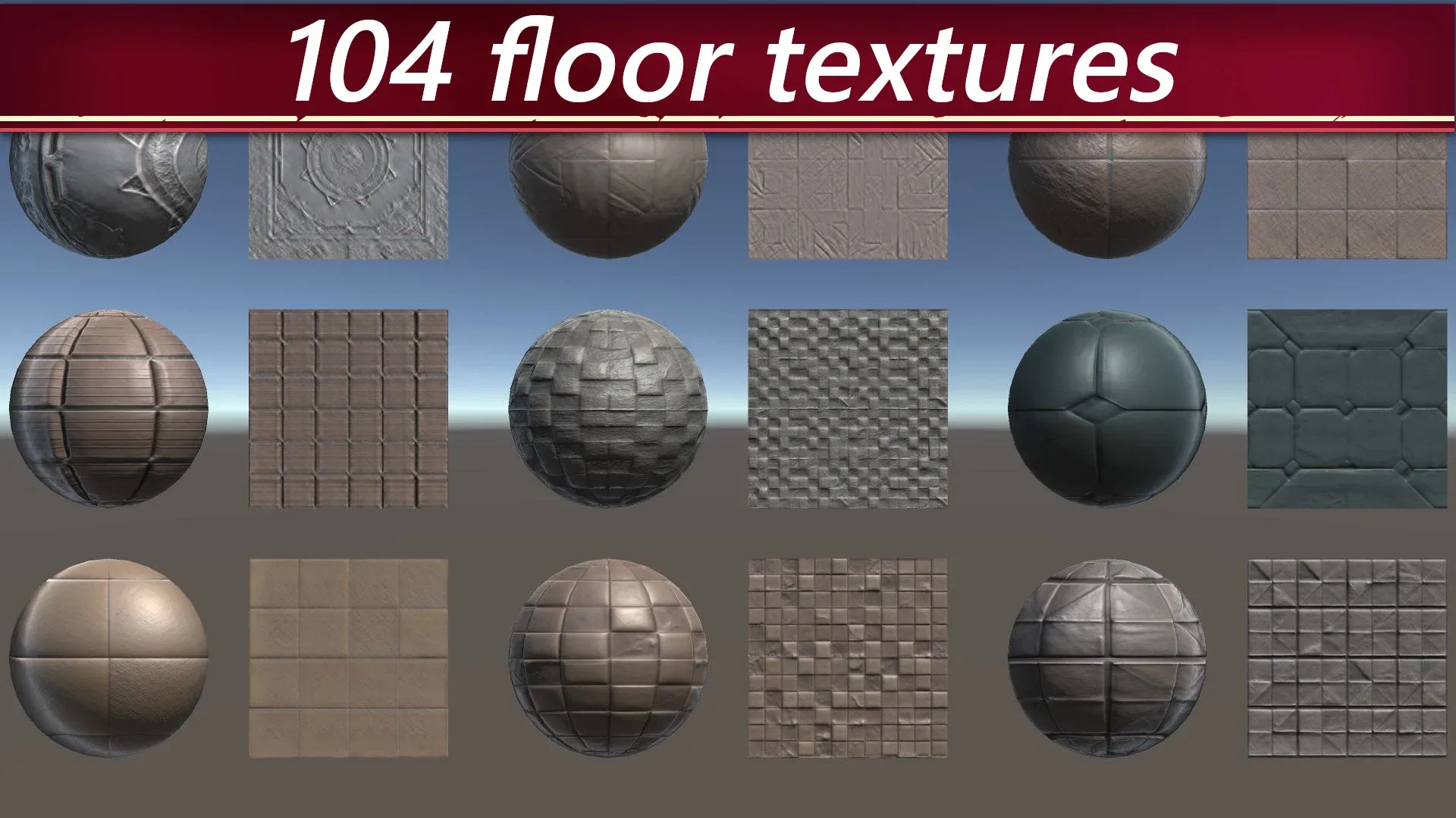 500 PBR Materials/Texture sets