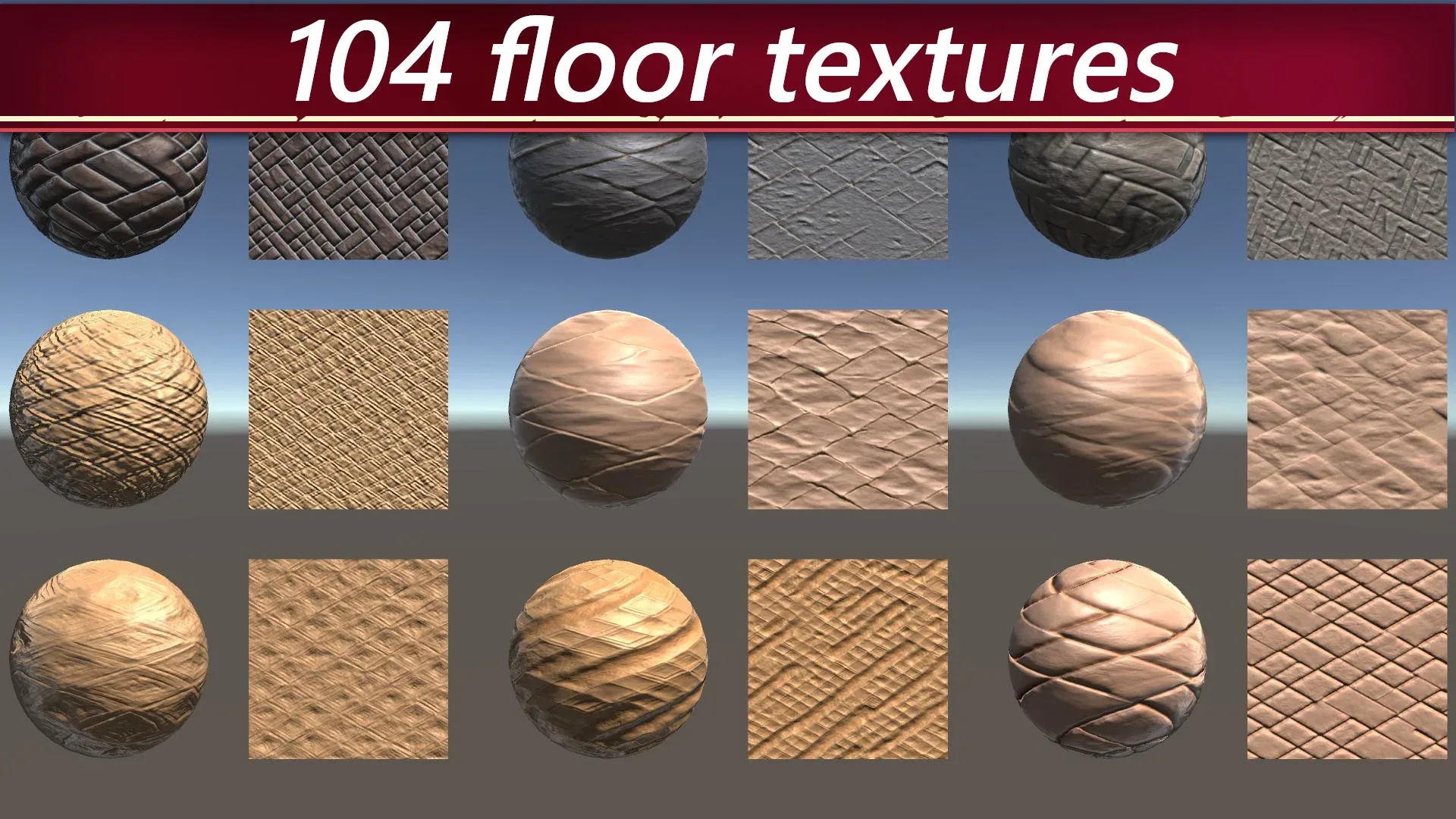 500 PBR Materials/Texture sets