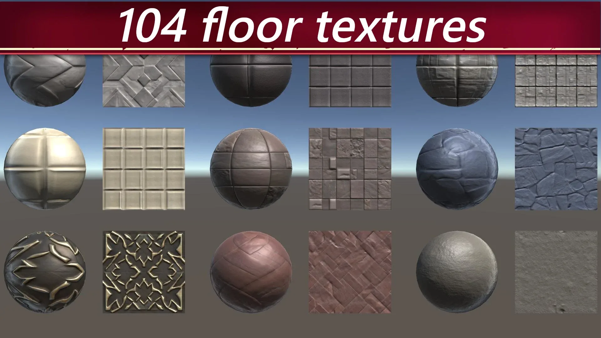 500 PBR Materials/Texture sets