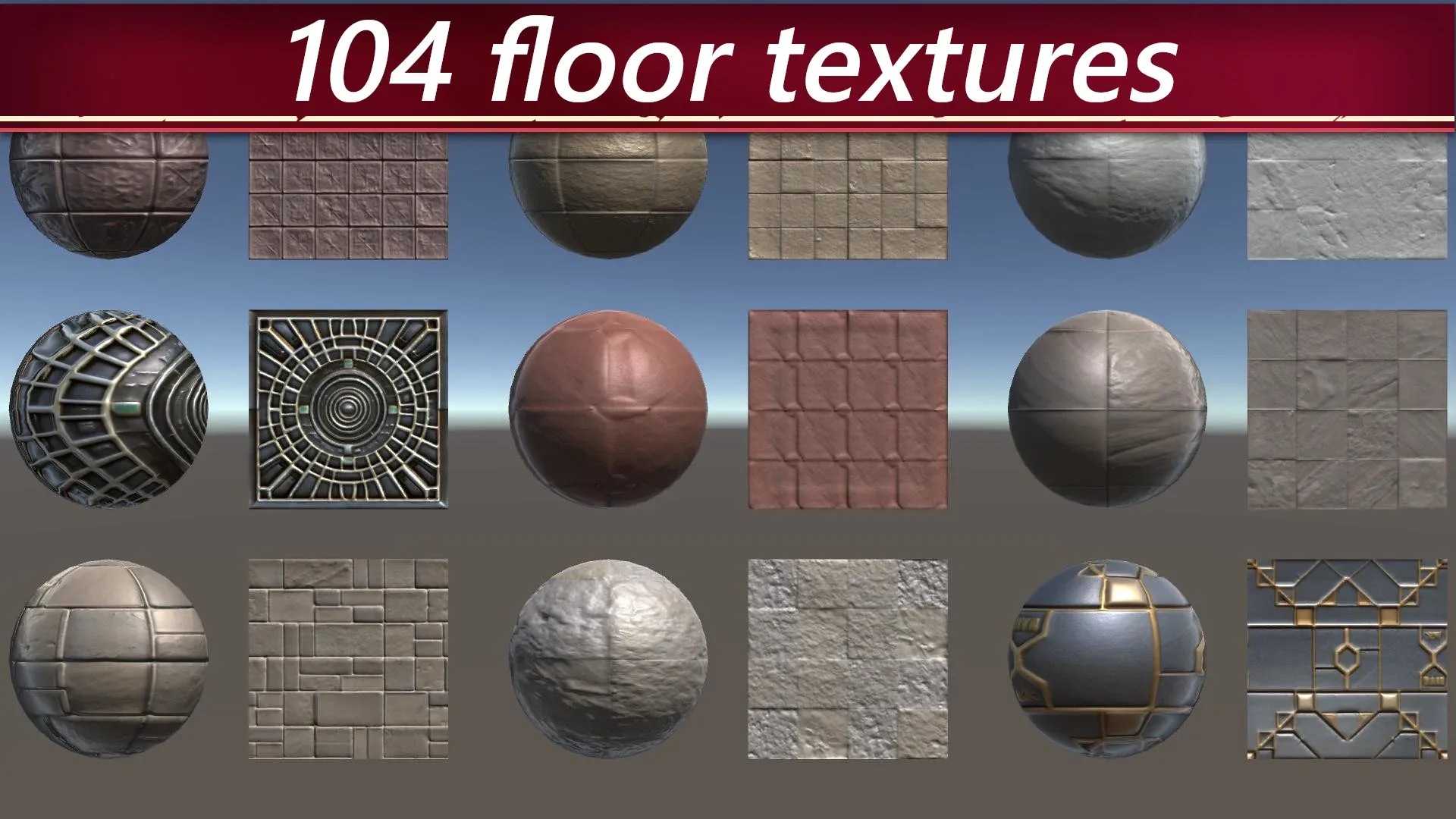 500 PBR Materials/Texture sets