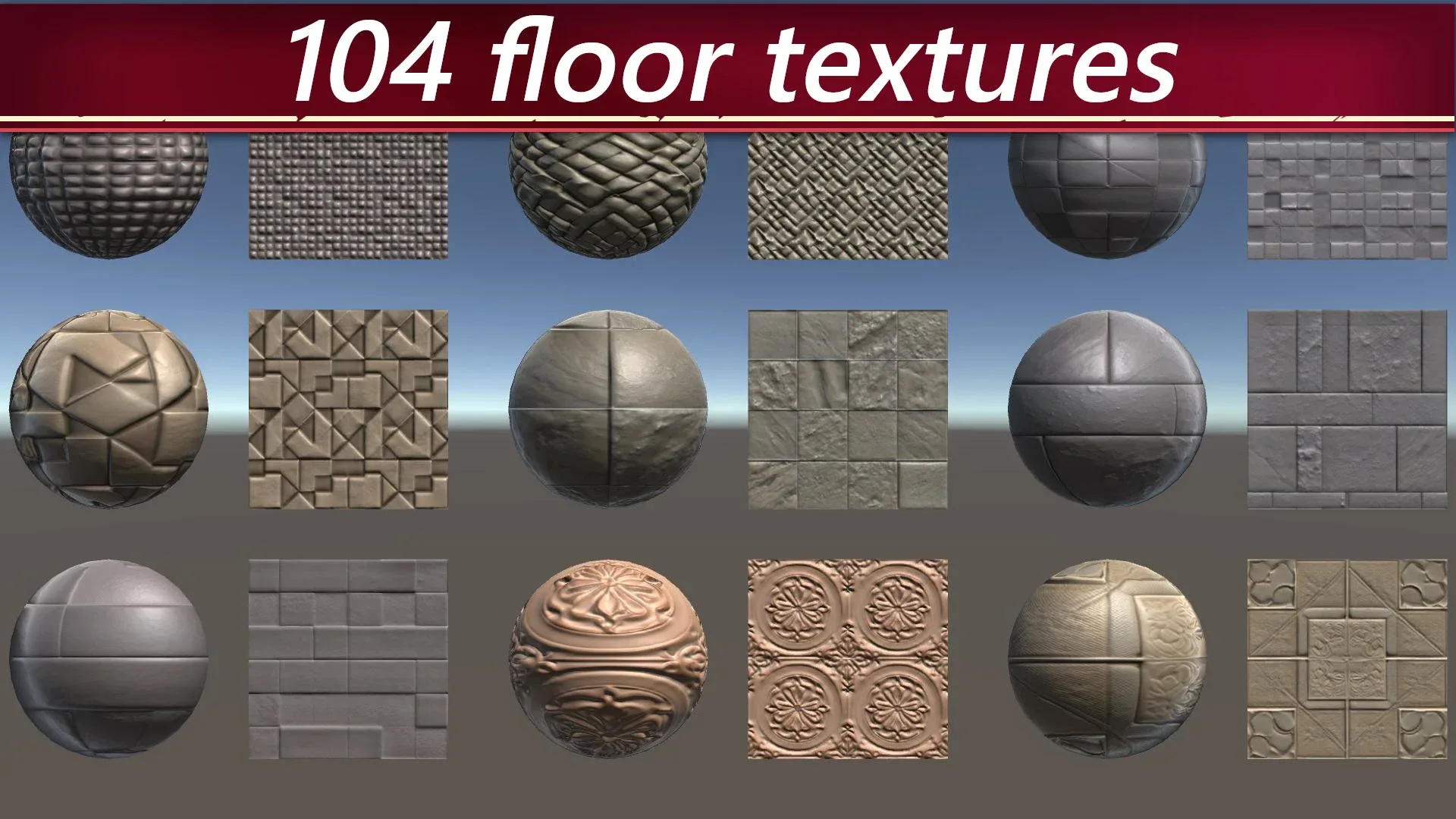 500 PBR Materials/Texture sets