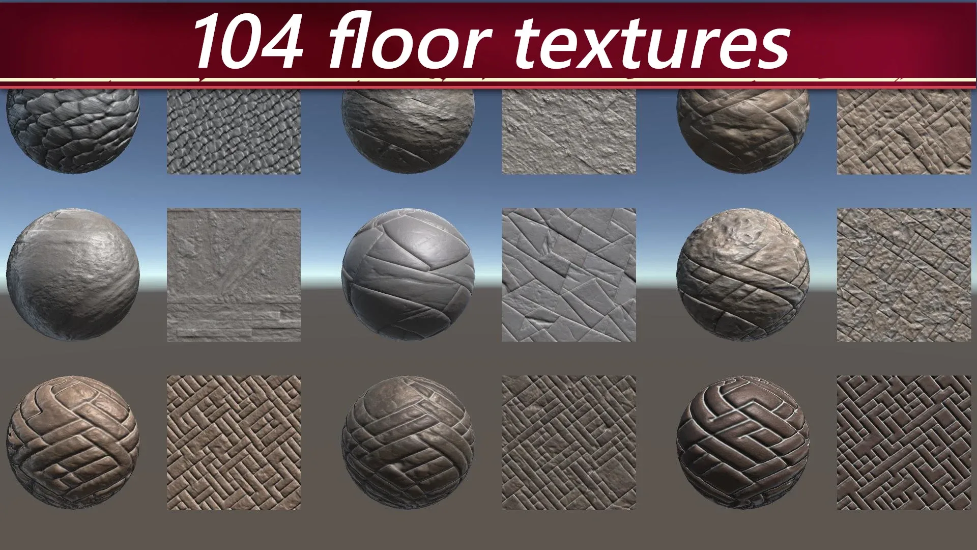 500 PBR Materials/Texture sets