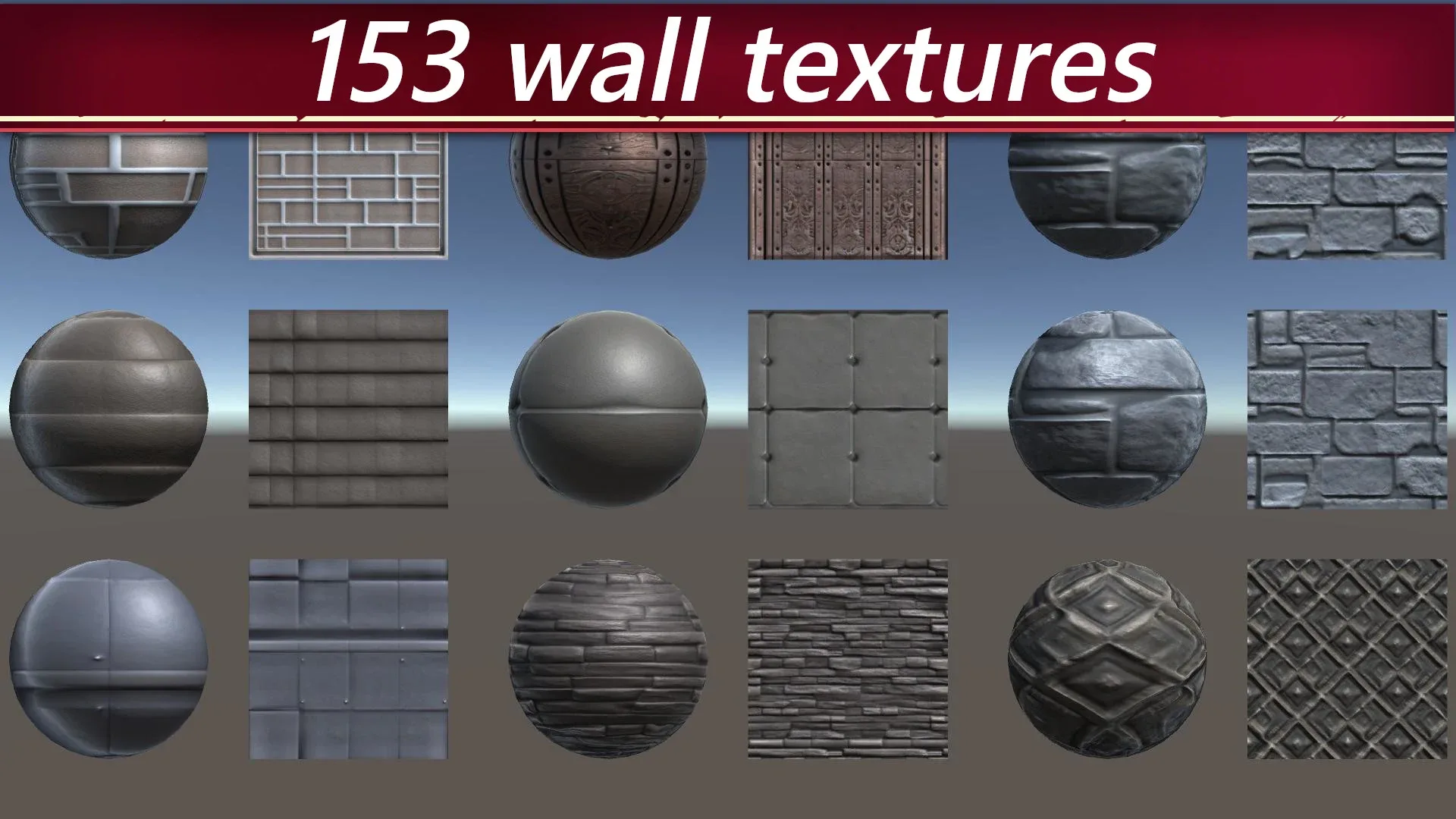 500 PBR Materials/Texture sets