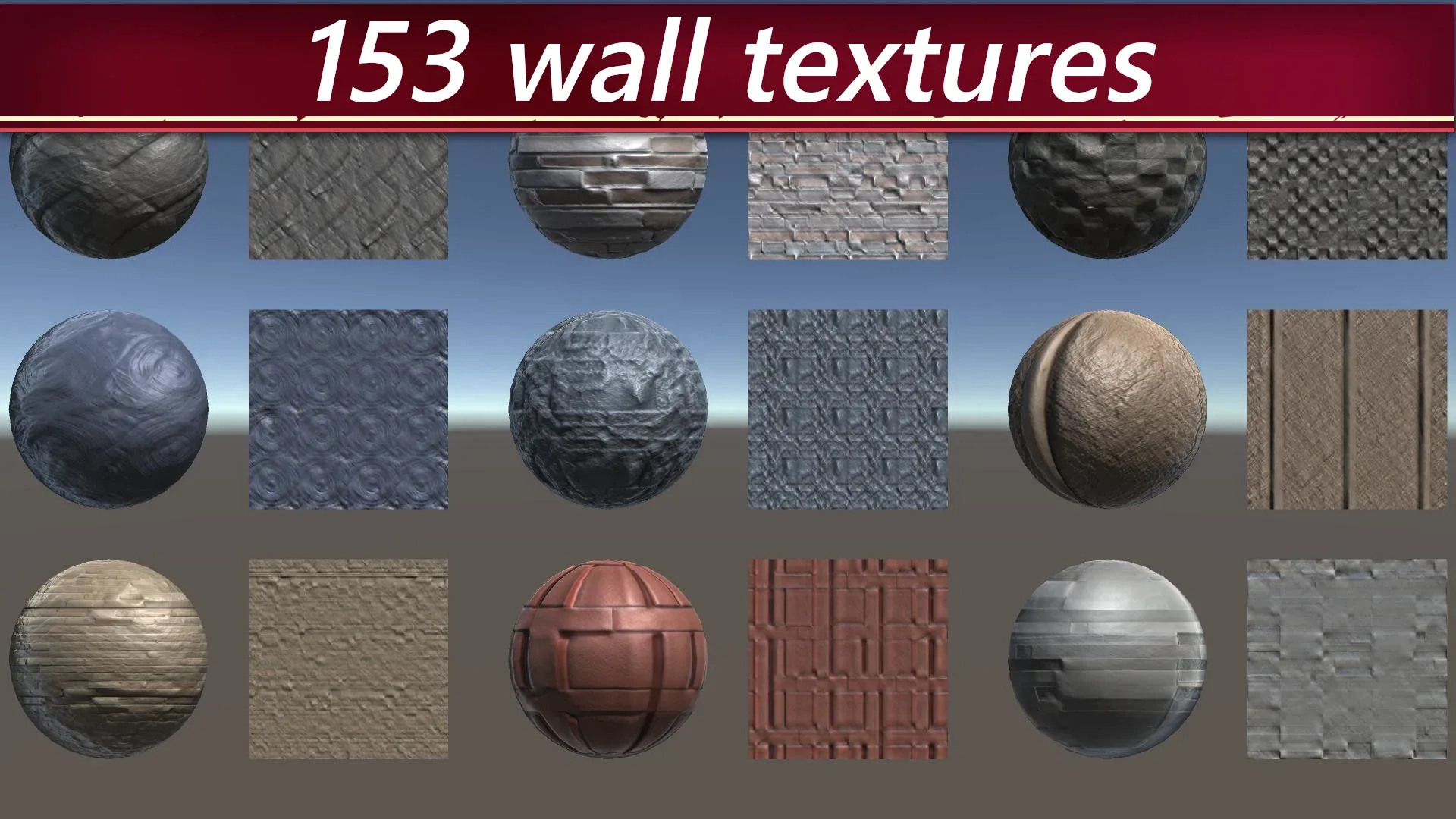 500 PBR Materials/Texture sets