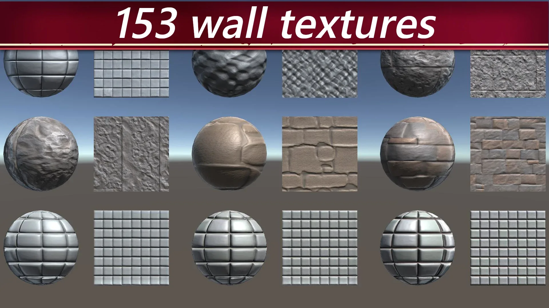 500 PBR Materials/Texture sets