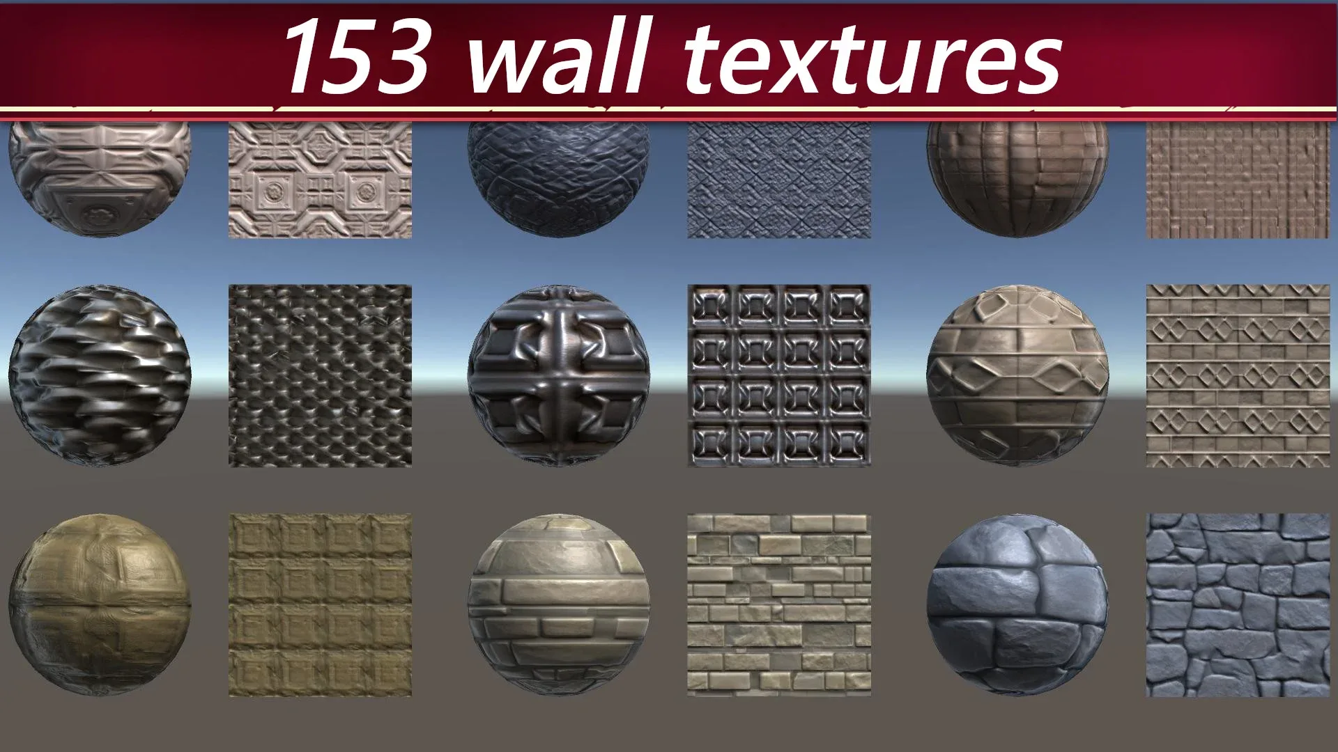 500 PBR Materials/Texture sets