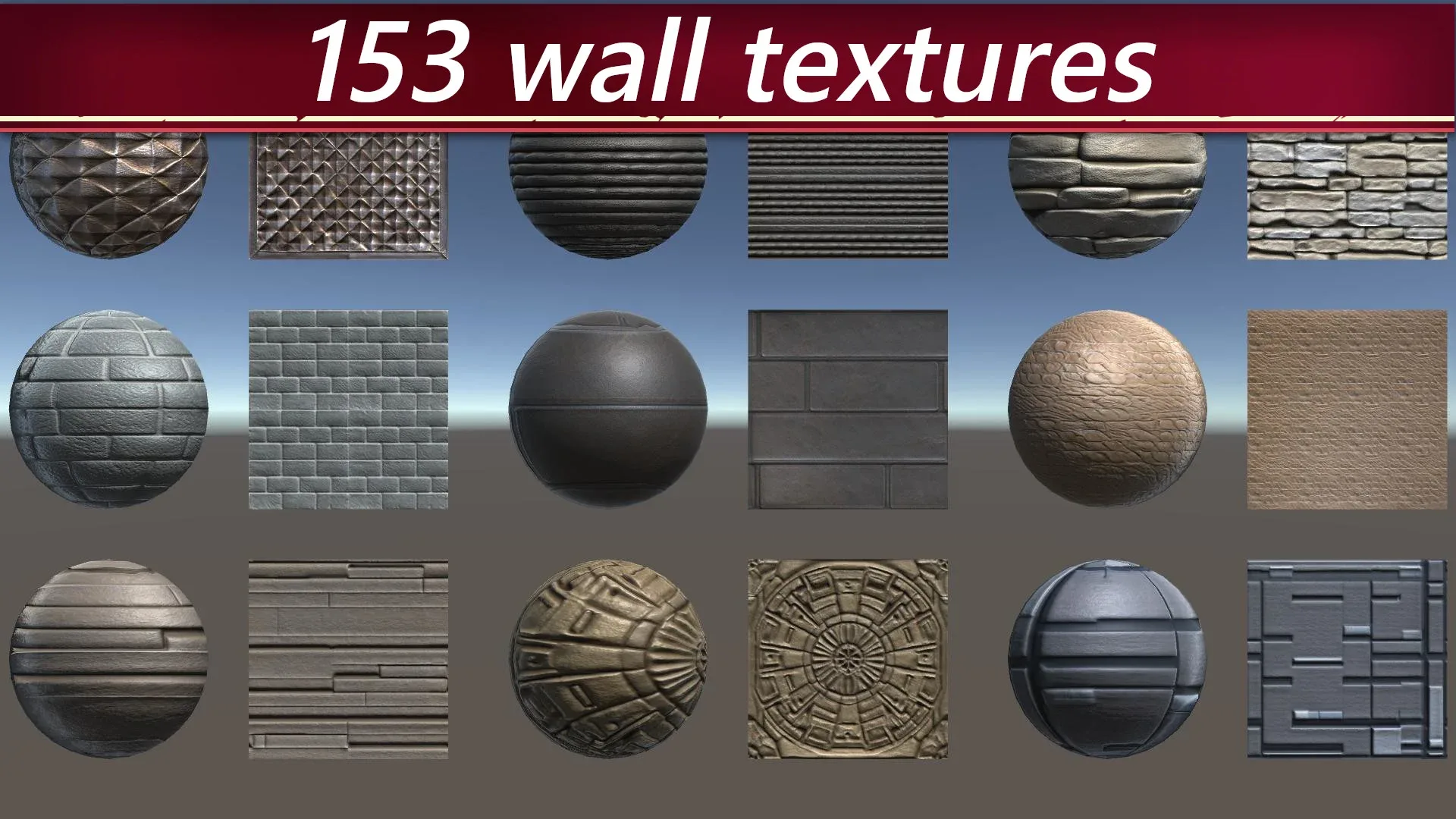 500 PBR Materials/Texture sets