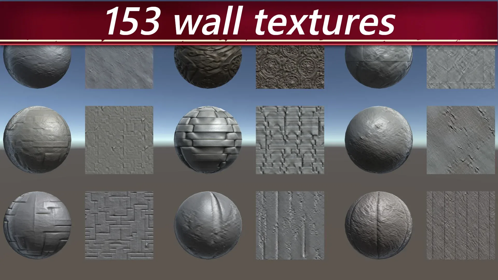 500 PBR Materials/Texture sets