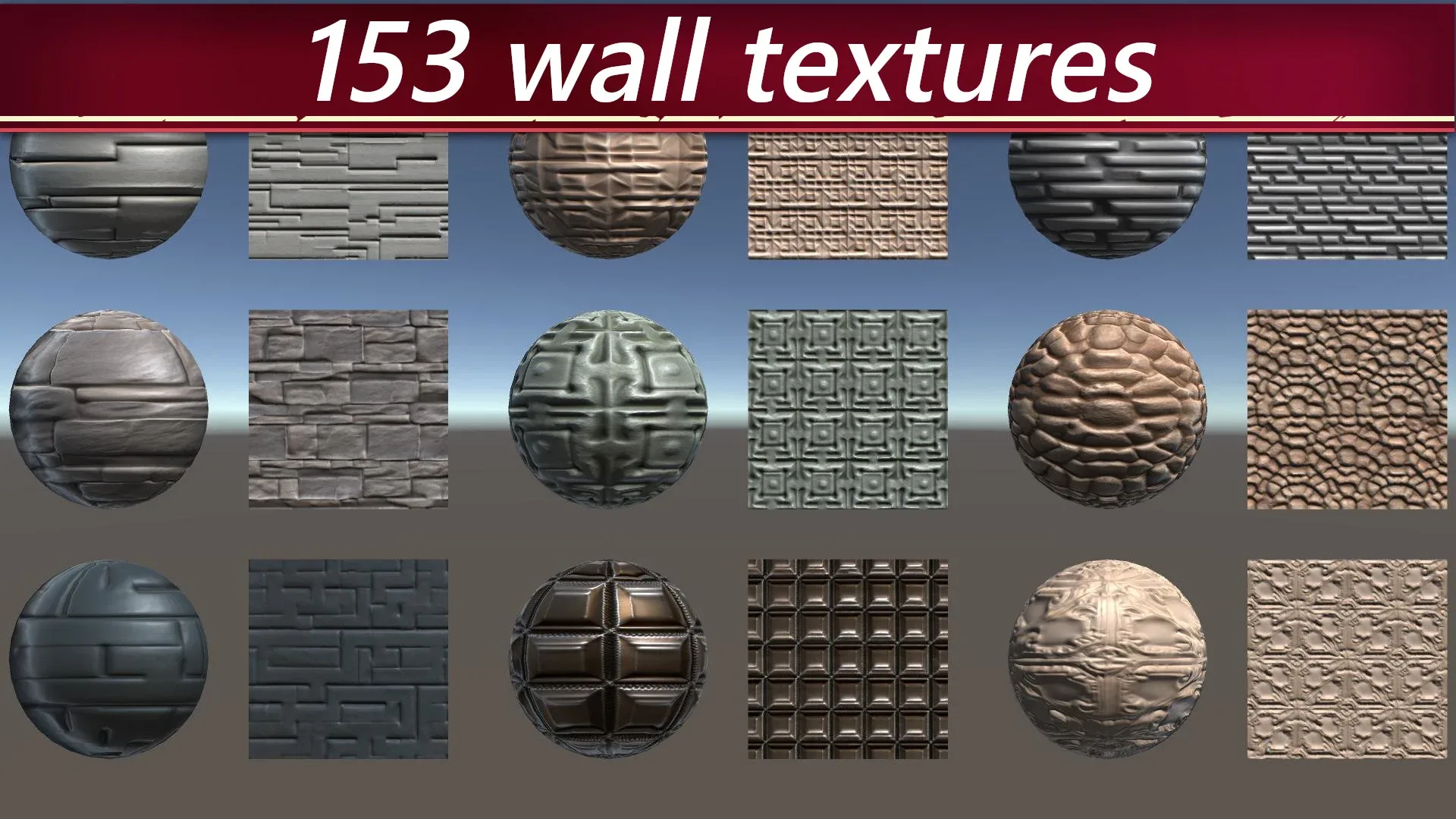 500 PBR Materials/Texture sets