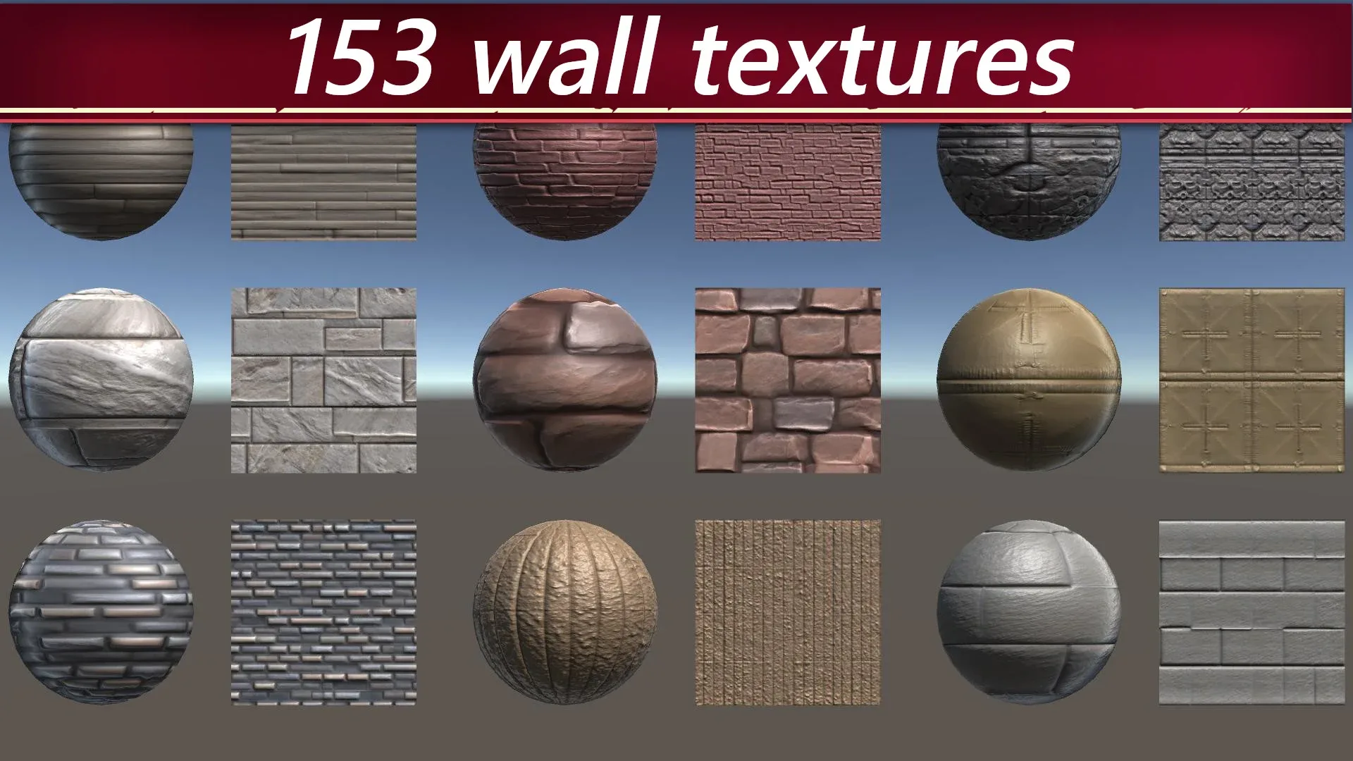 500 PBR Materials/Texture sets