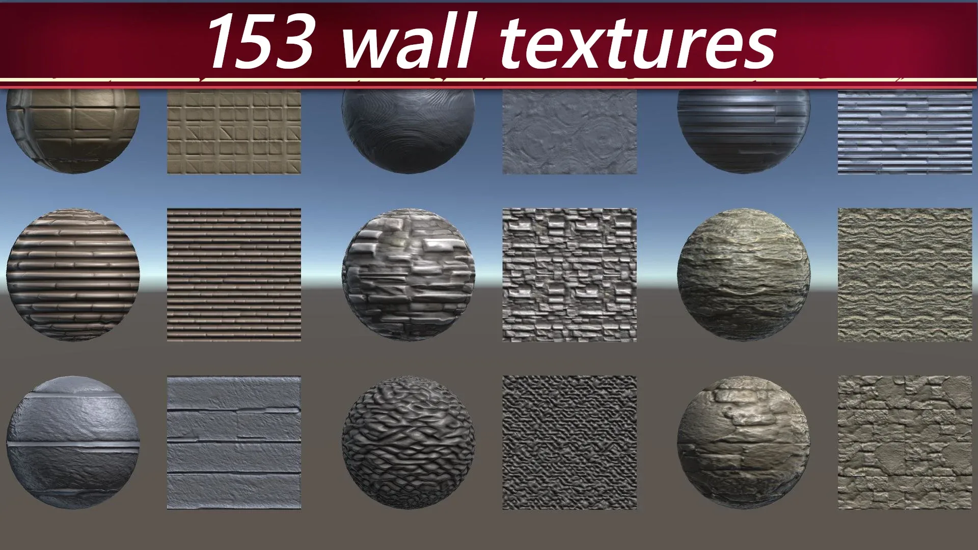 500 PBR Materials/Texture sets