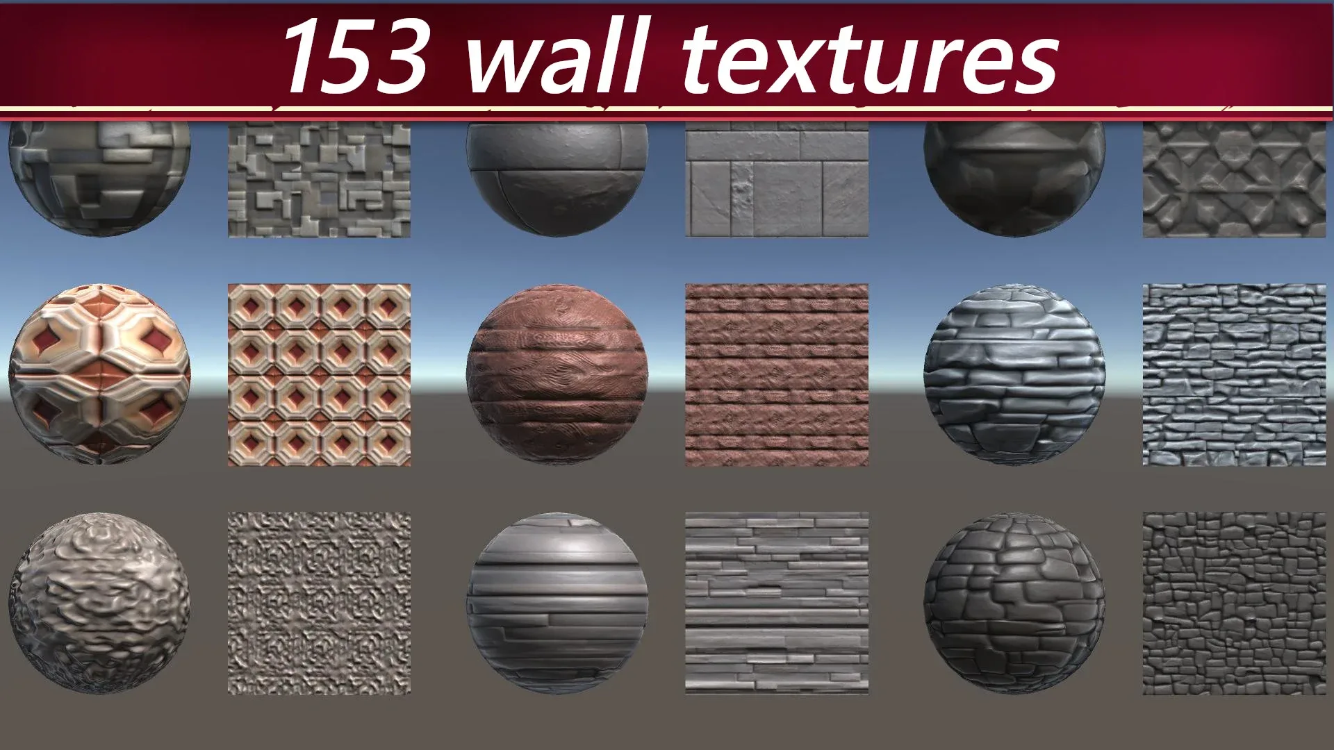 500 PBR Materials/Texture sets