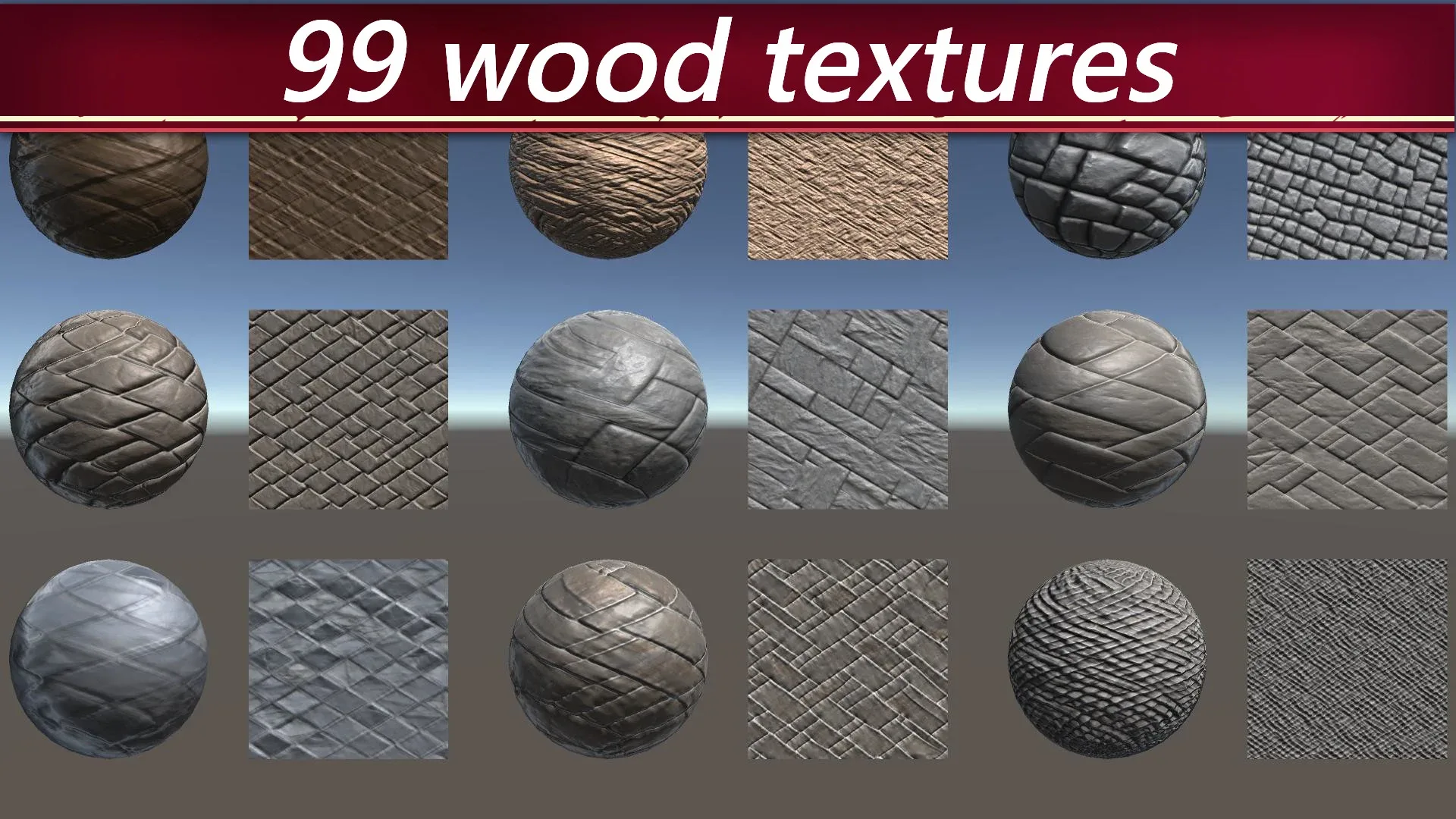 500 PBR Materials/Texture sets