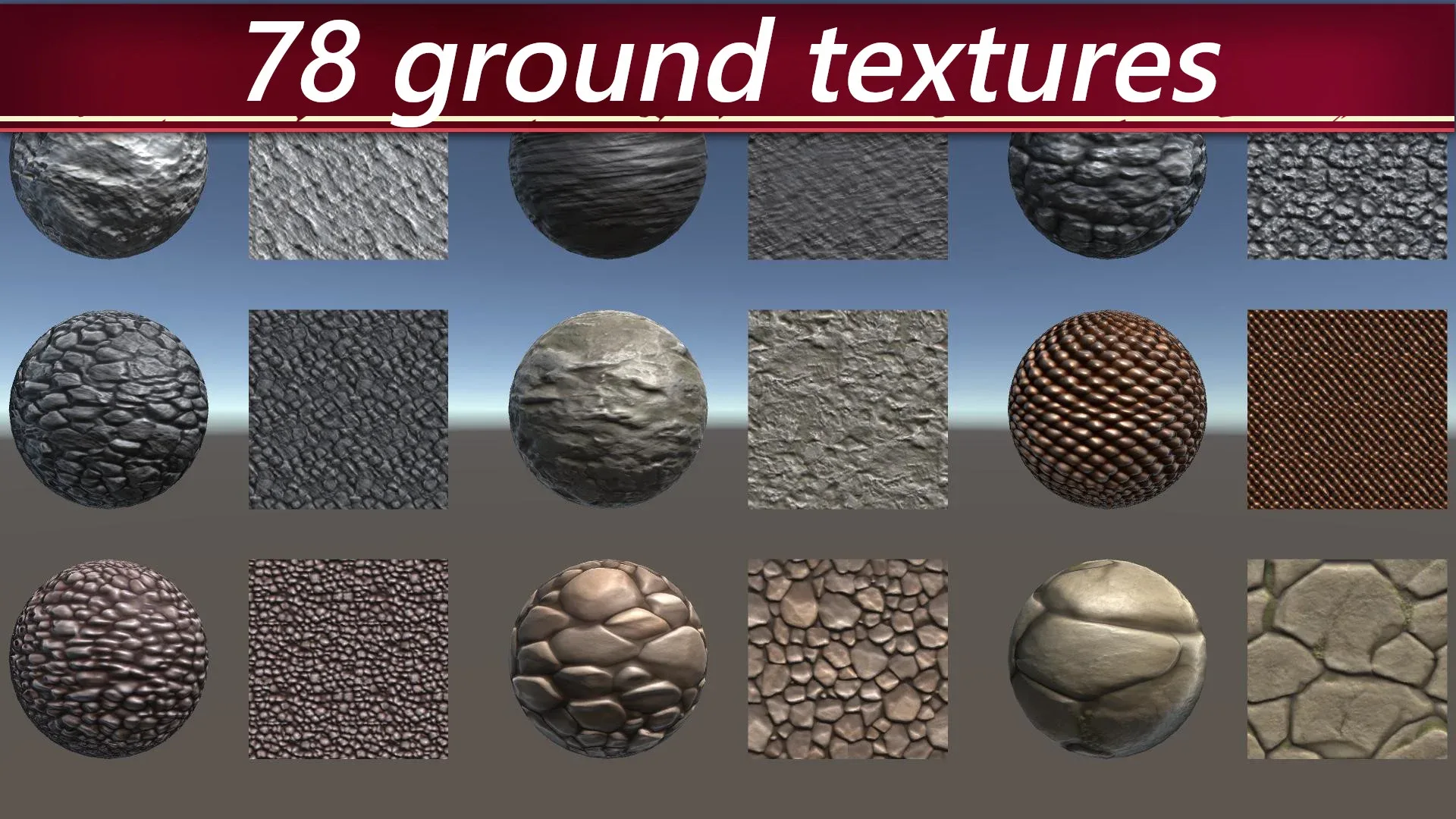 500 PBR Materials/Texture sets