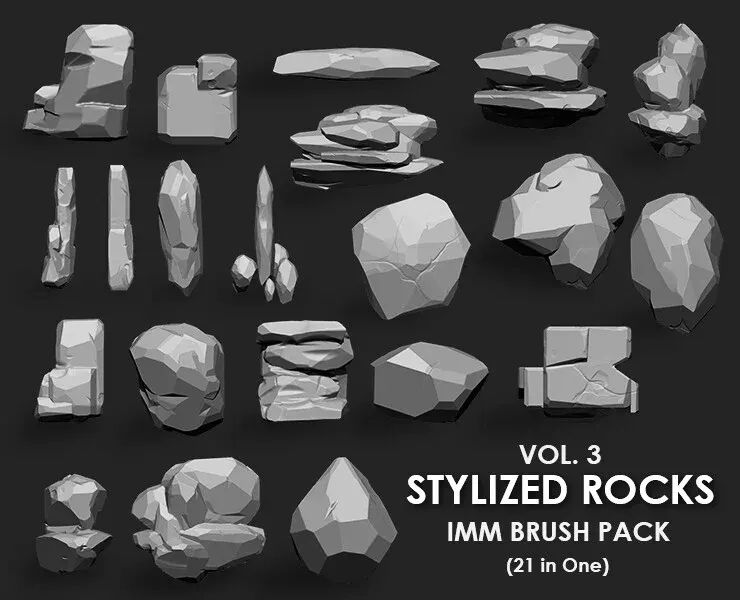 Biggest Environment Megapack Imm Brushes (2106 All in One)