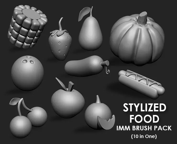 Biggest Environment Megapack Imm Brushes (2106 All in One)
