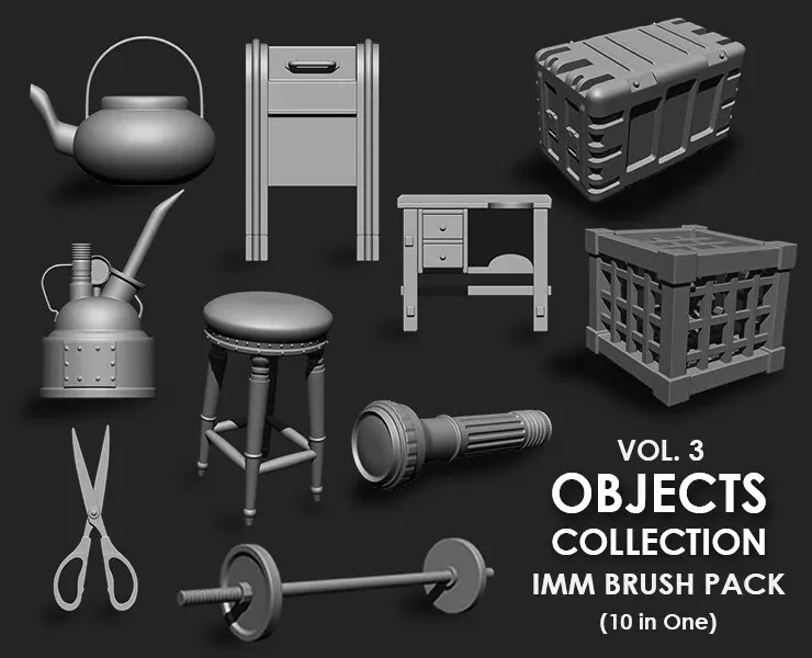 Biggest Environment Megapack Imm Brushes (2106 All in One)