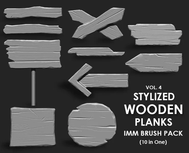 Biggest Environment Megapack Imm Brushes (2106 All in One)