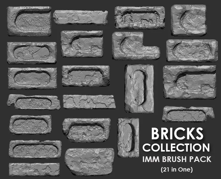 Biggest Environment Megapack Imm Brushes (2106 All in One)