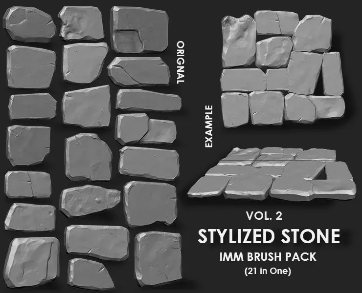 Biggest Environment Megapack Imm Brushes (2106 All in One)