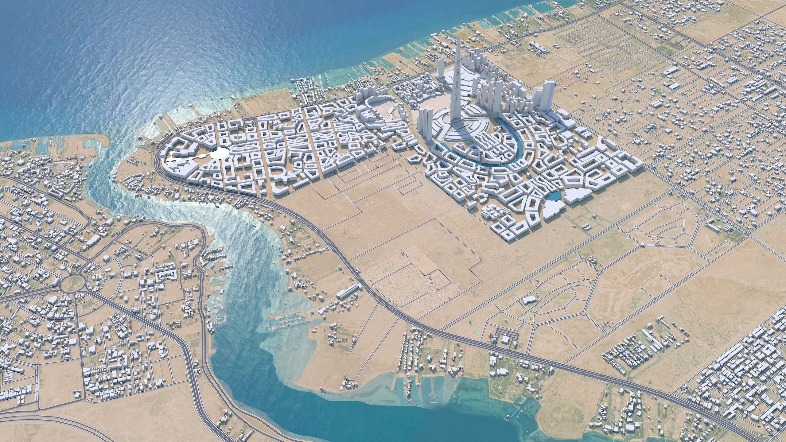 Jeddah Tower 3d model 10km
