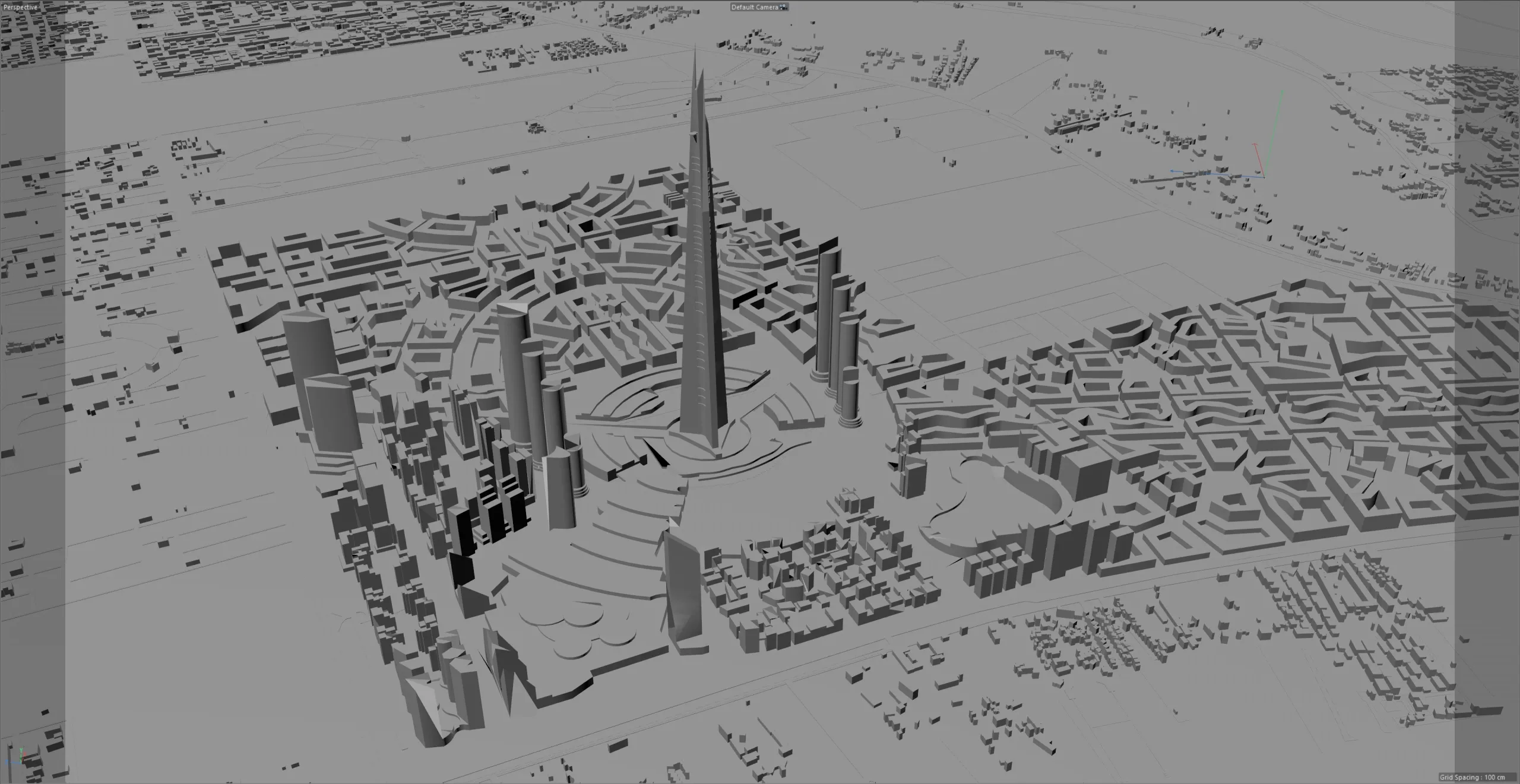 Jeddah Tower 3d model 10km