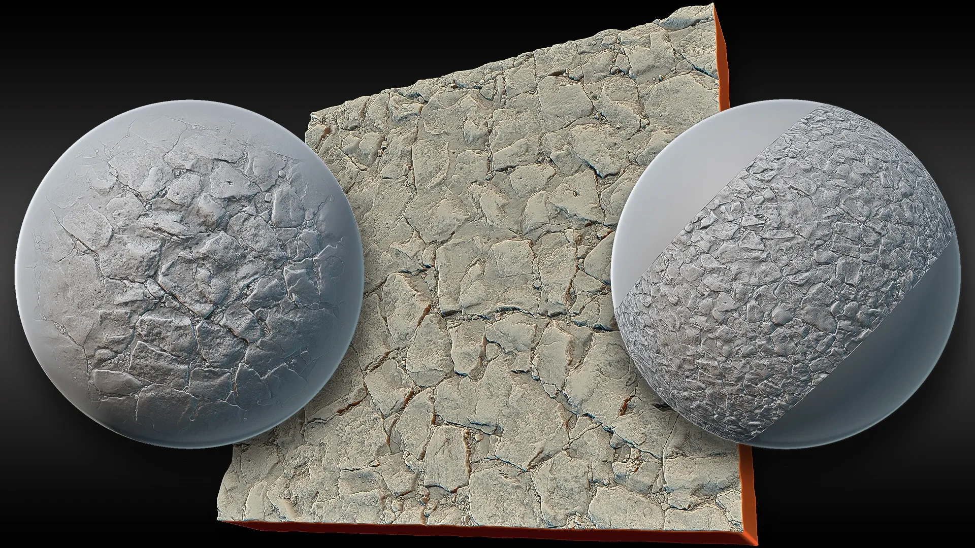 Ultra HQ Seamless Paving / Pavement Sculpt brushes + Alpha/Height Maps Set Vol.1