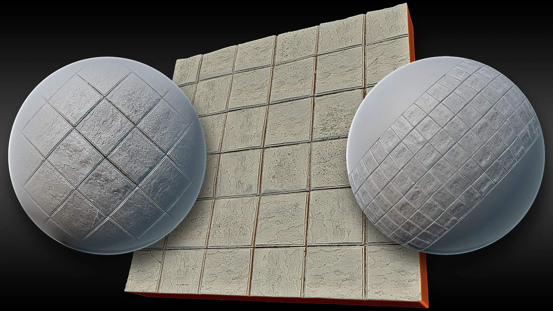 Ultra HQ Seamless Paving / Pavement Sculpt brushes + Alpha/Height Maps Set Vol.1