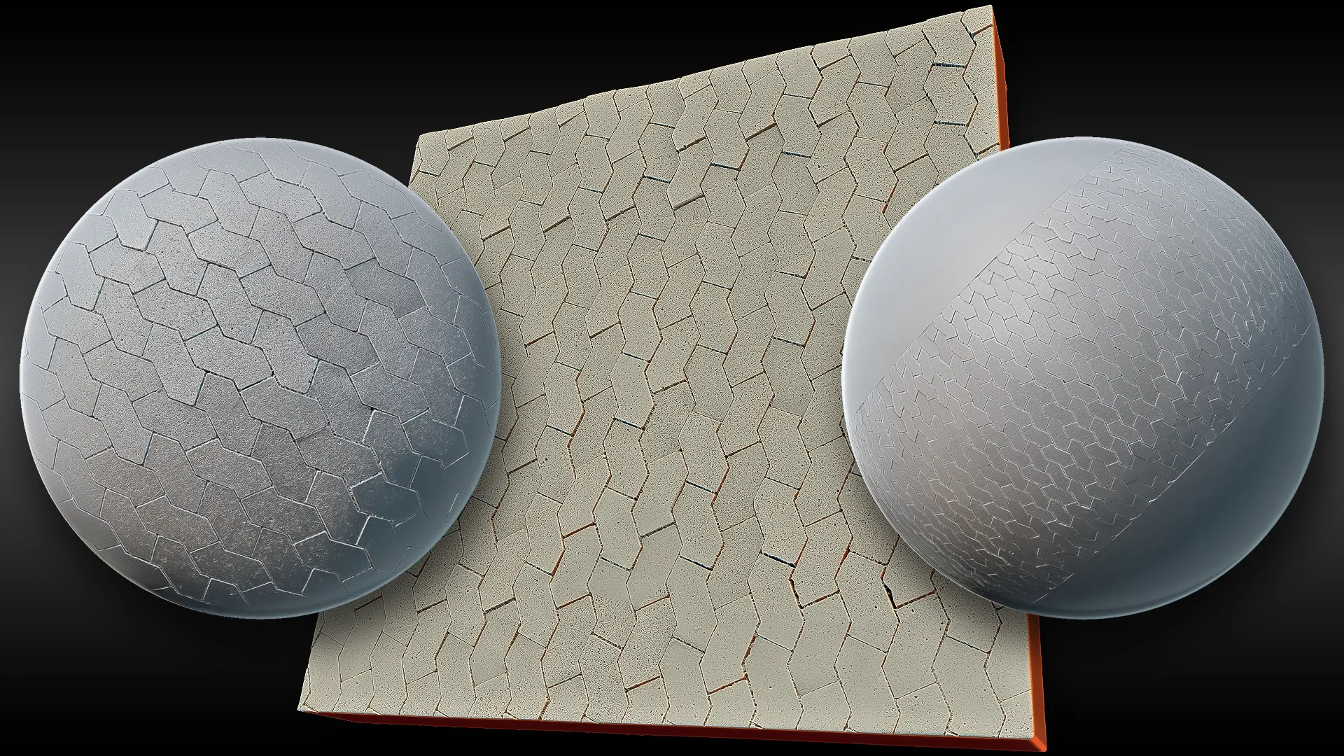 Ultra HQ Seamless Paving / Pavement Sculpt brushes + Alpha/Height Maps Set Vol.1