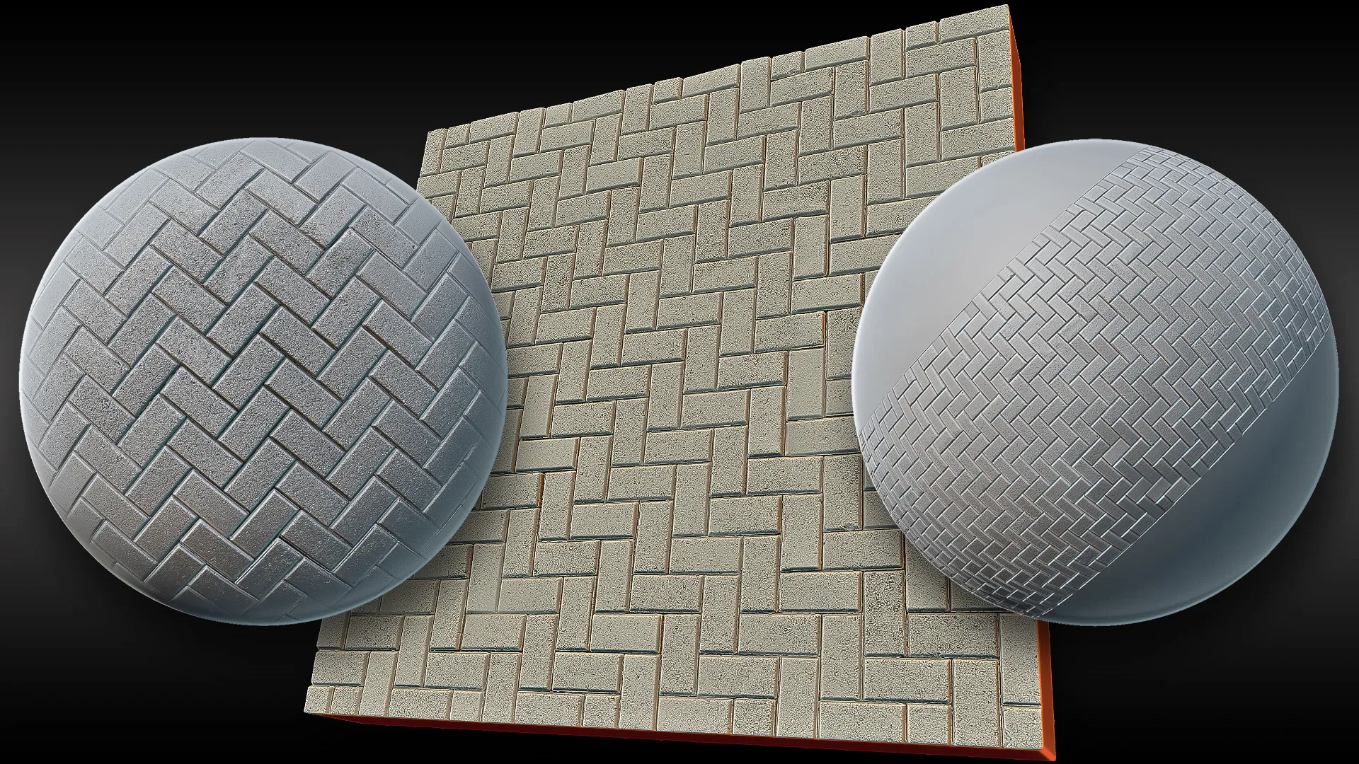 Ultra HQ Seamless Paving / Pavement Sculpt brushes + Alpha/Height Maps Set Vol.1