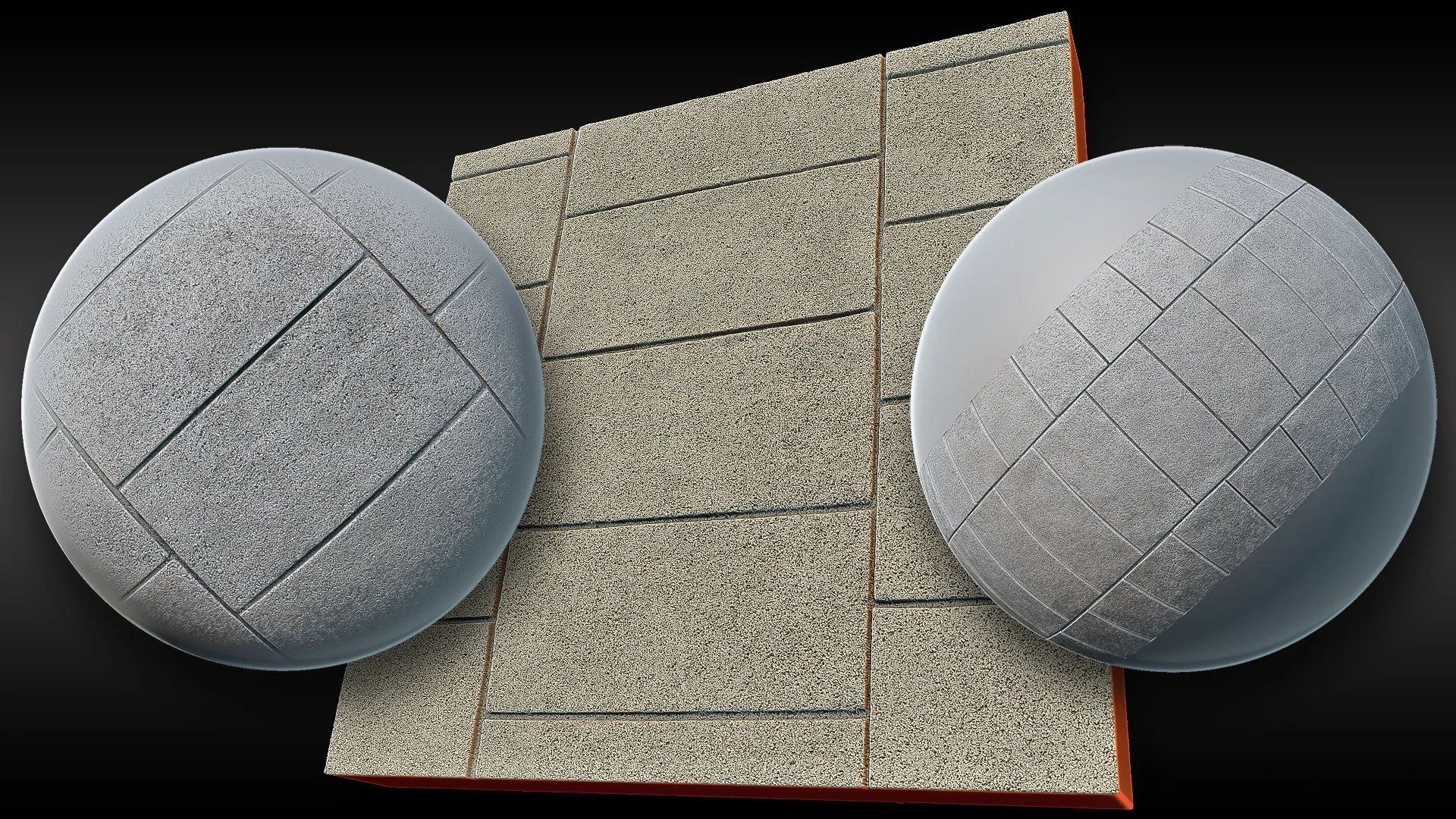 Ultra HQ Seamless Paving / Pavement Sculpt brushes + Alpha/Height Maps Set Vol.1