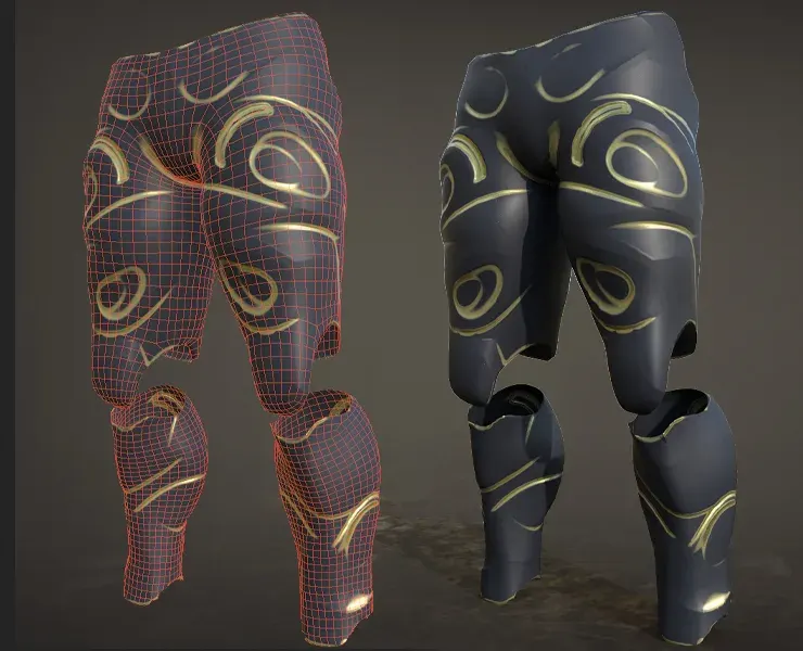 30 SCIFI LEGS with 4k Textures and UVS for ALL Softwares | .fbx .obj . ZPR .spp