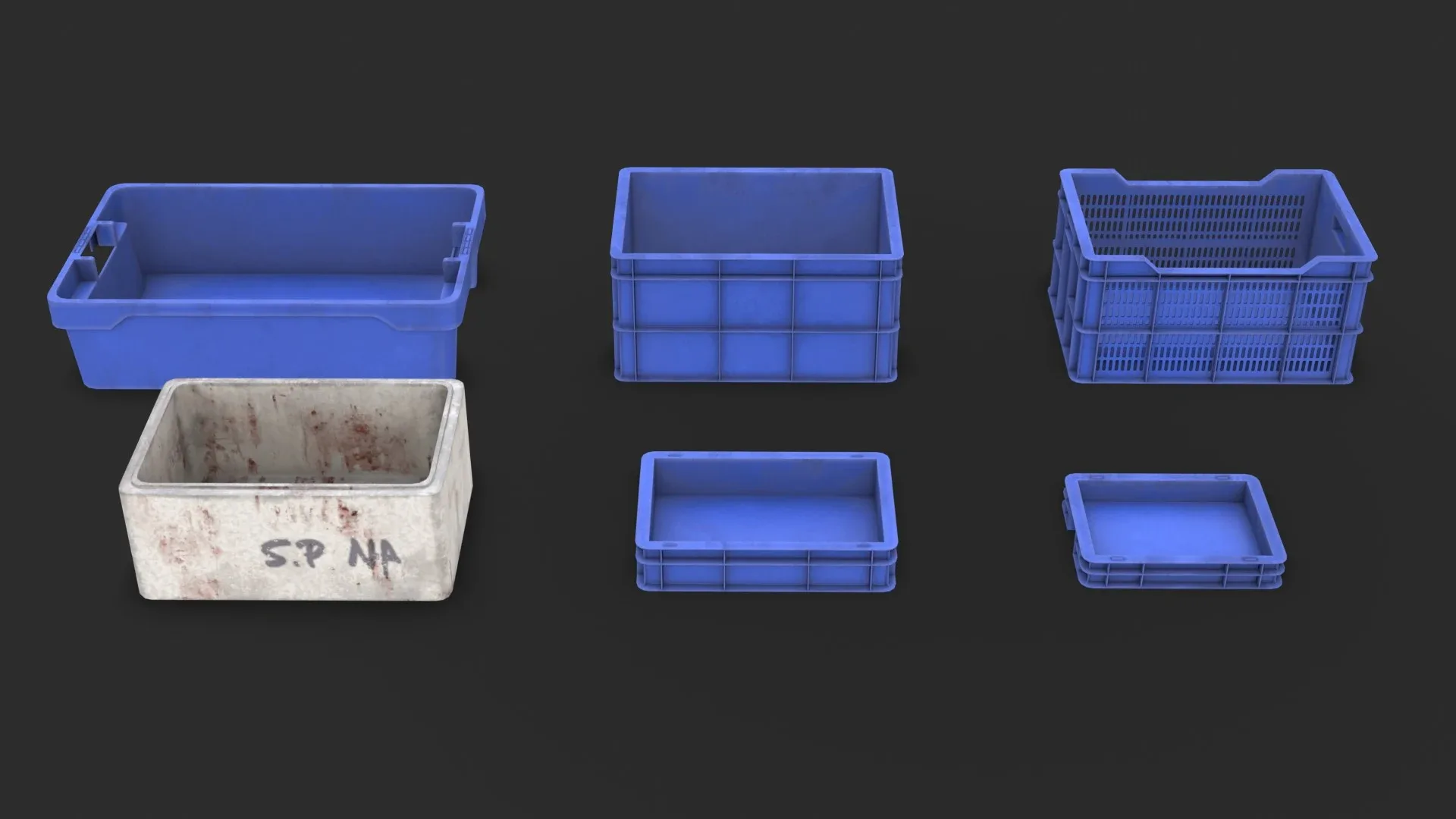 Fishing Plastic Crates