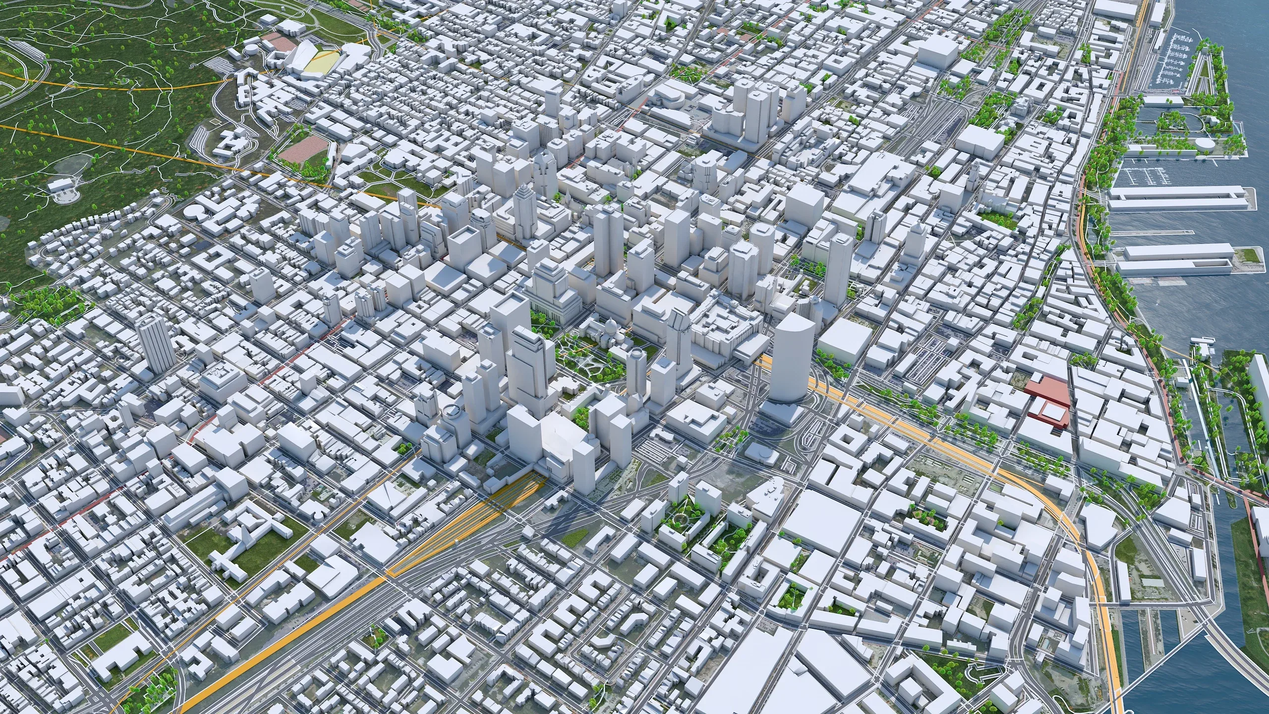 Montreal City 3D Model 75km